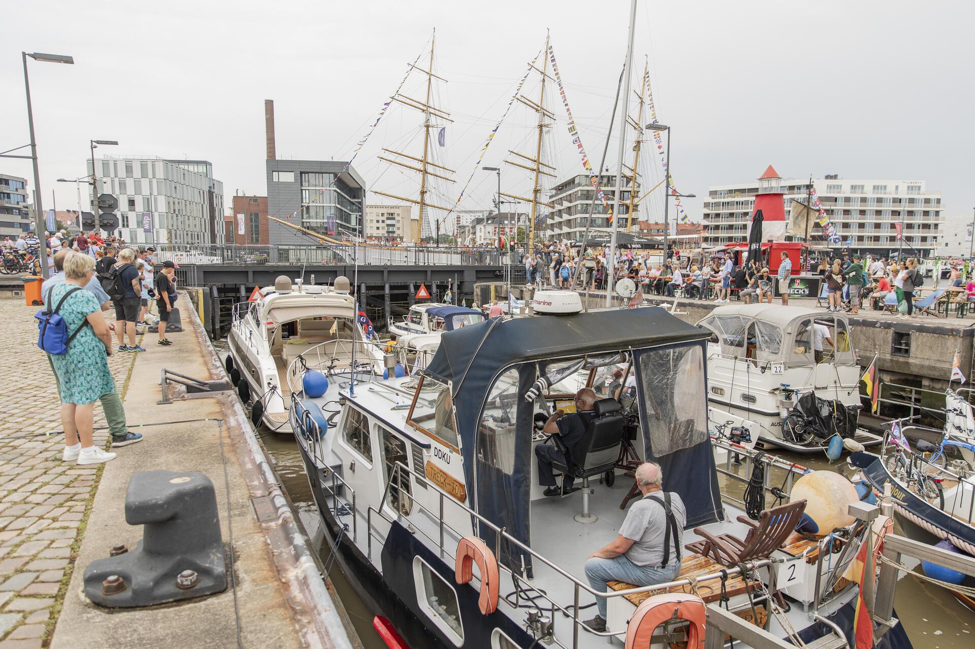 Die schönsten Eindrücke des ersten Tages der Maritimen Tage 2024.  An der Sportb...