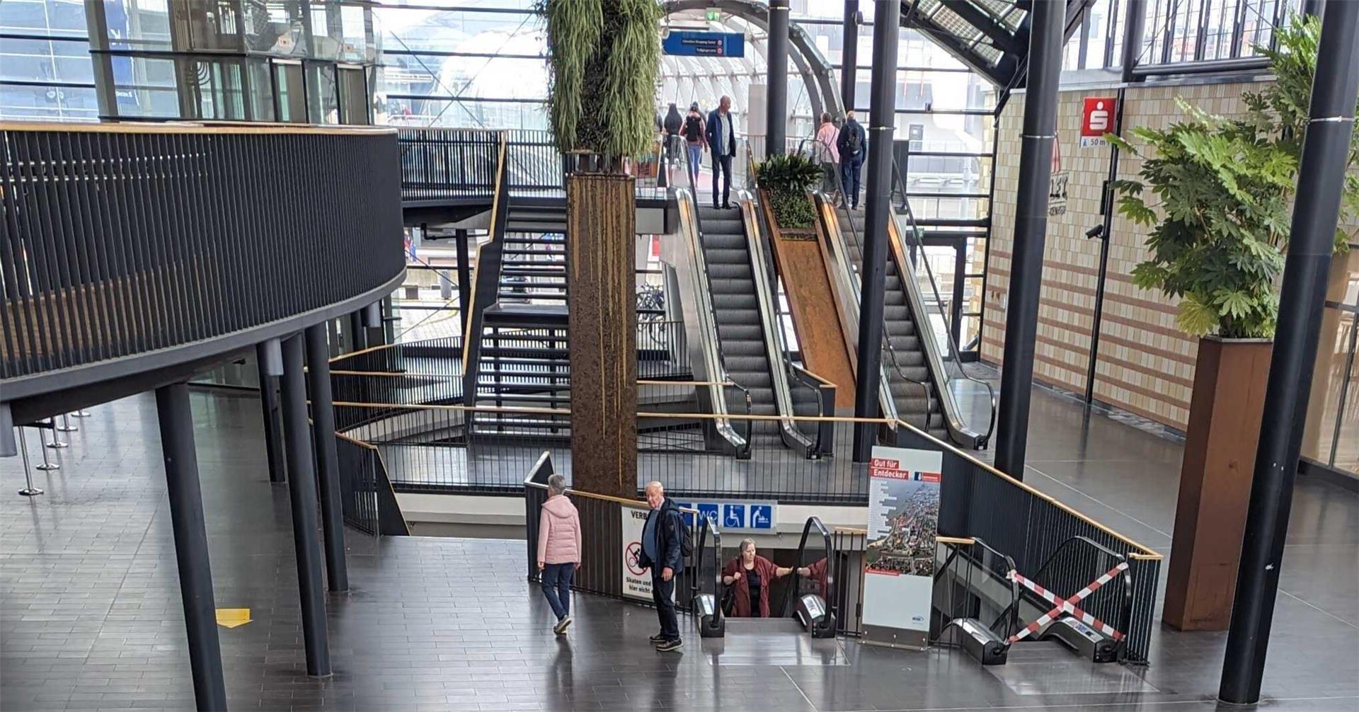 Diese Rolltreppe fehlt ein Ersatzteil. Das sind die Alternativen.