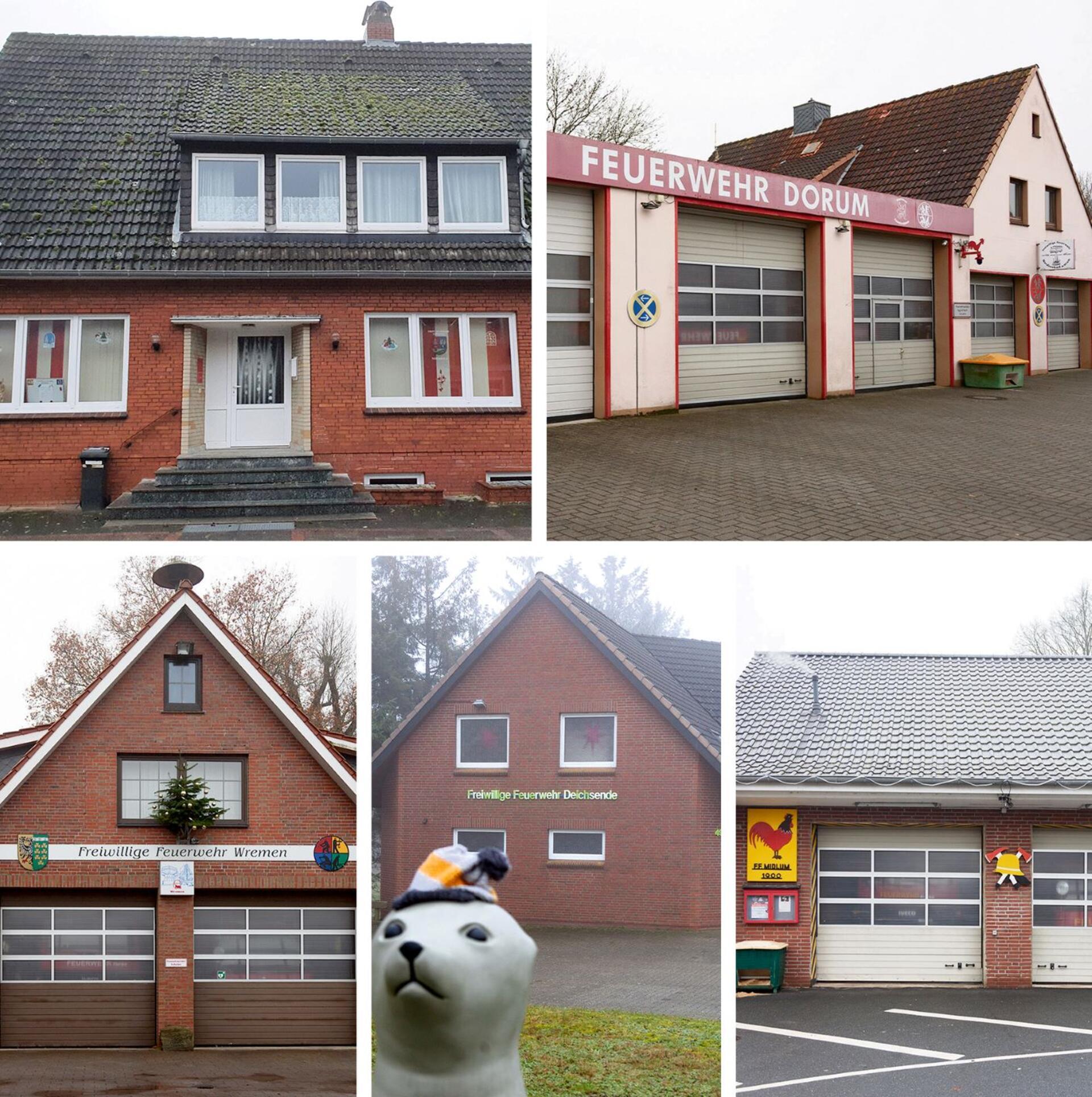 Feuerwehrhäuser Gemeinde Wurster Nordseeküste