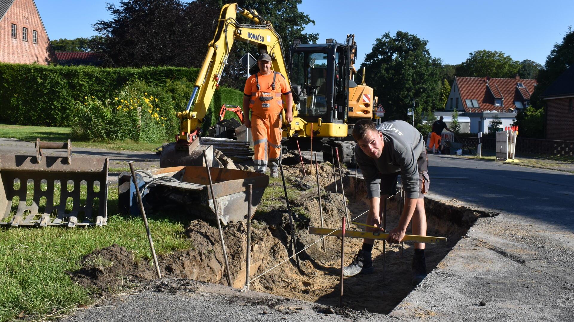 Zwei Männer bei der Arbeit