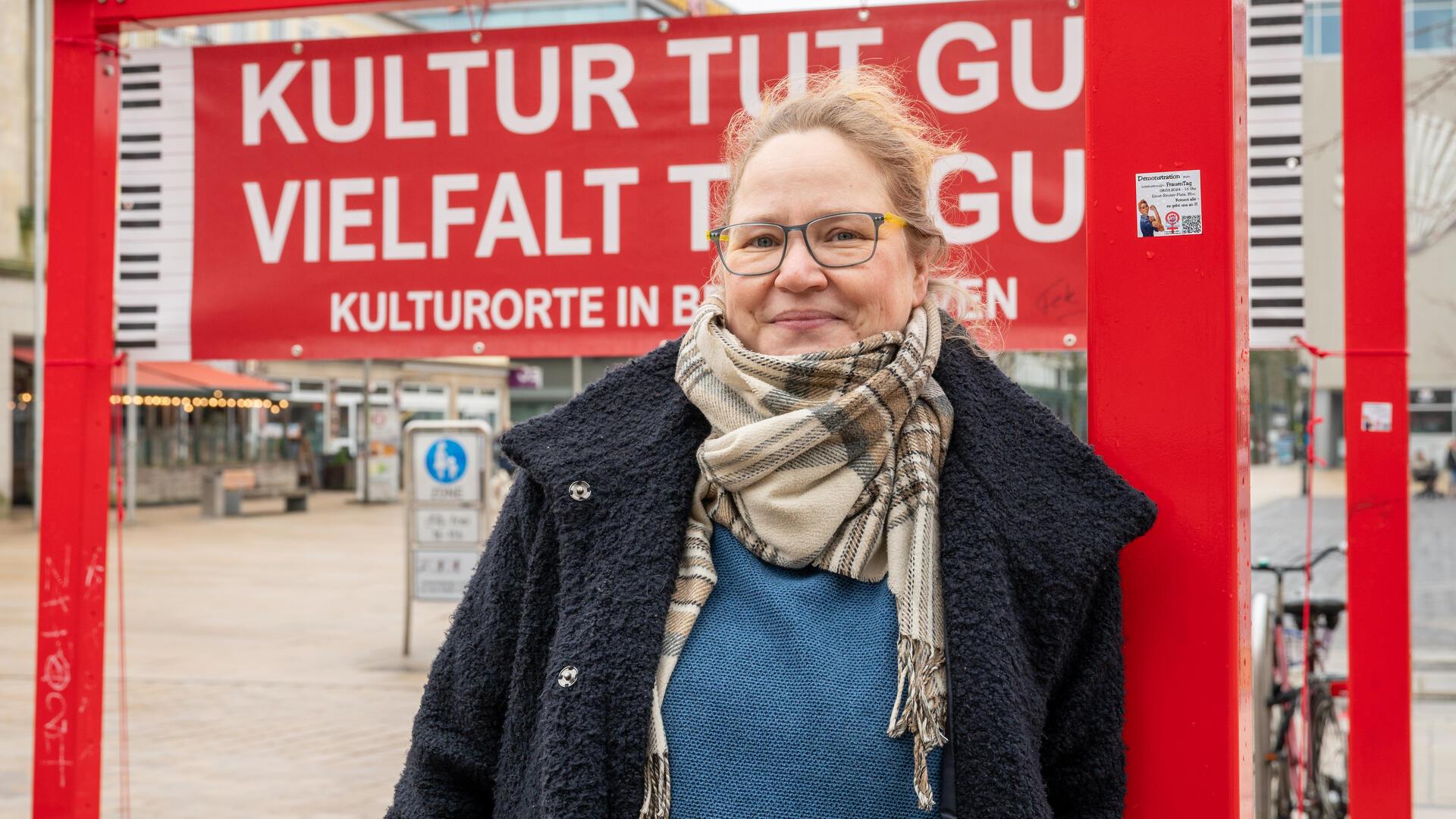 Eva Erkenberg möchte die roten Häuser zu kulturellen Anziehungspunkten machen.