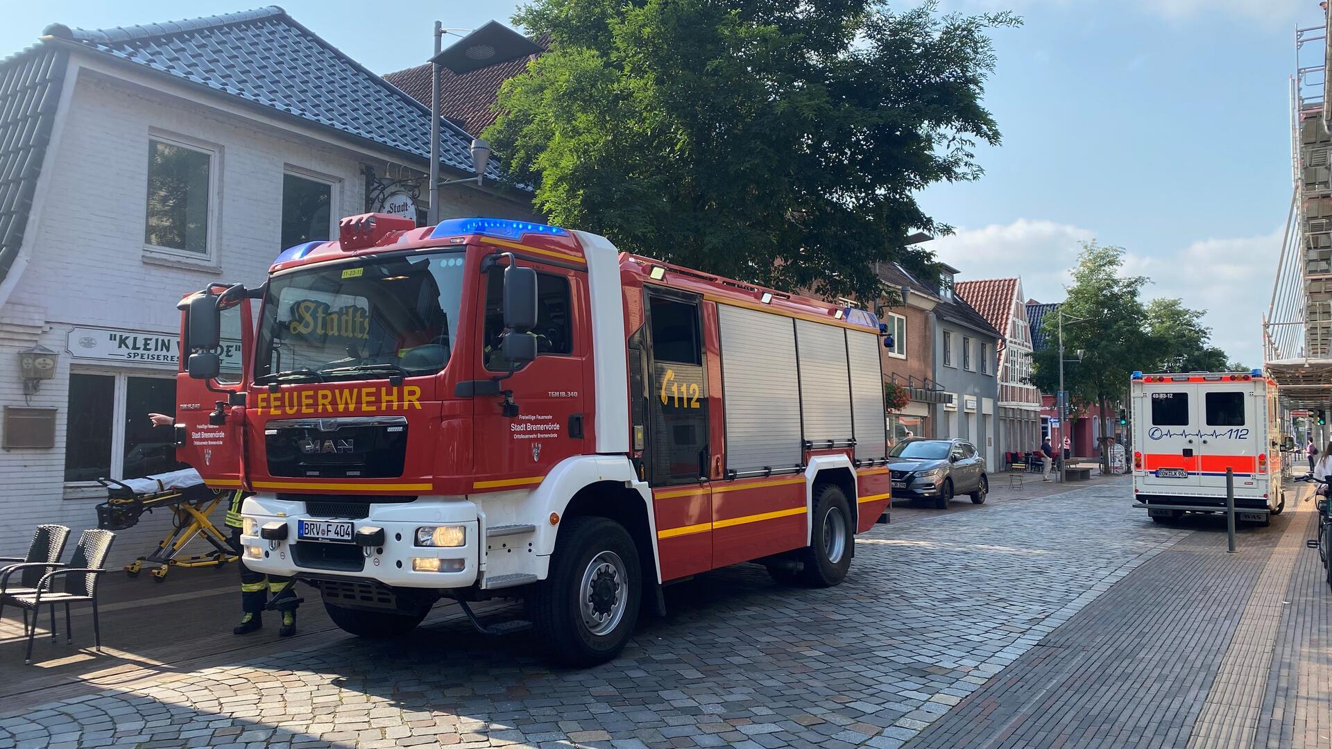 Feuerwehreinsatz in der Alten Straße