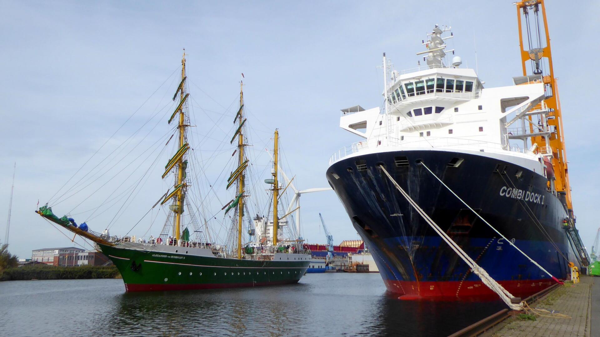 Frisch aus der Werft, fertig für die große Reise: Die Alexander-von-Humboldt-II.