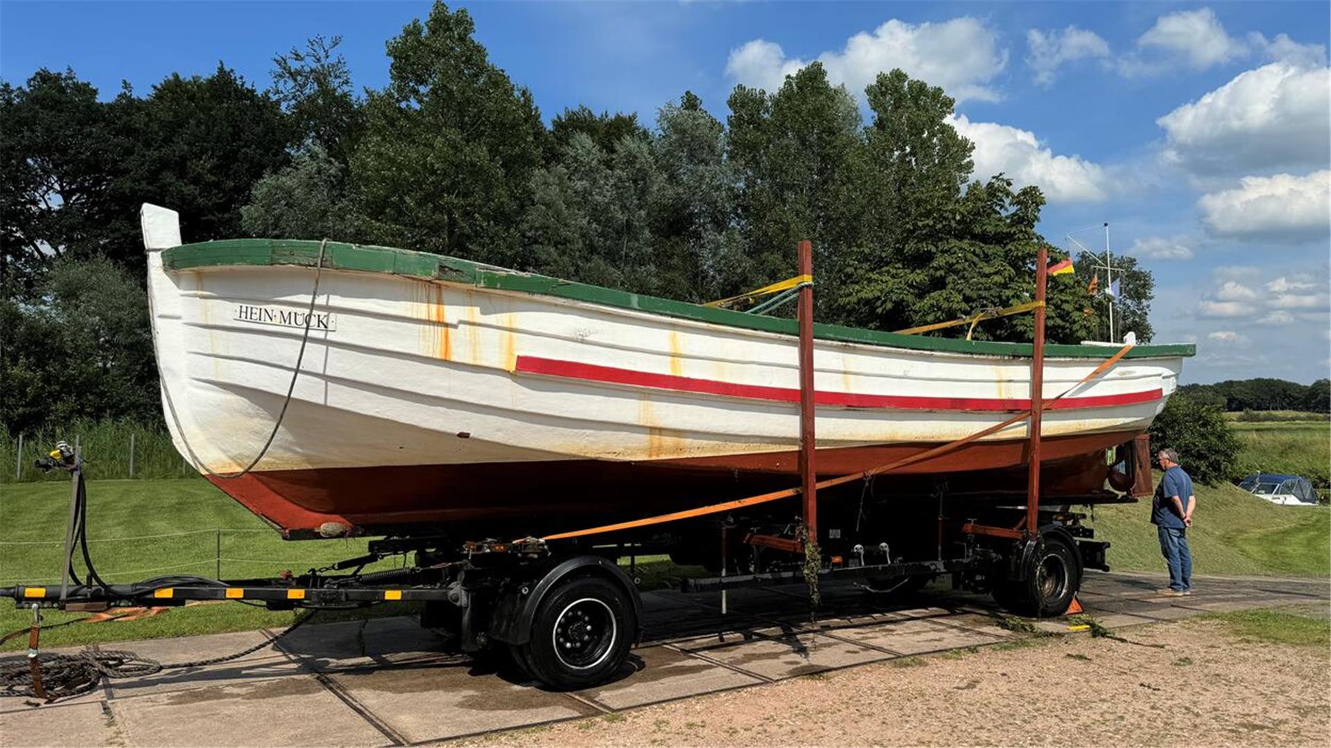 „Hein Mück“ soll zur Sail in Bremerhaven im Wasser liegen.