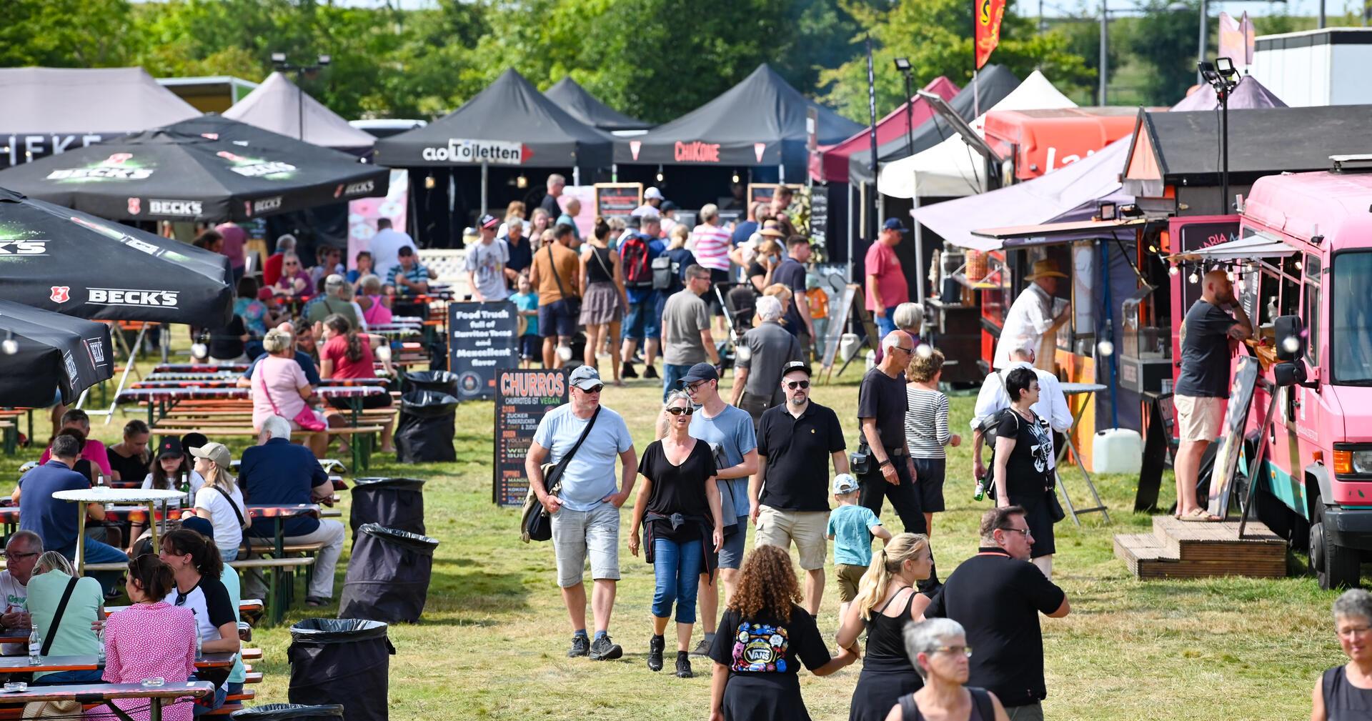 Hungrige Gäste werden auf dem Street Food-Festival bestens versorgt.