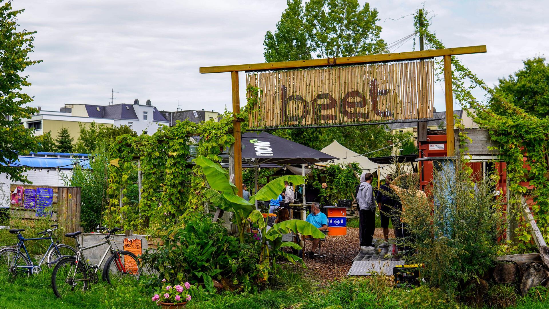 Das „Beet“ auf dem Zollinlandplatz.