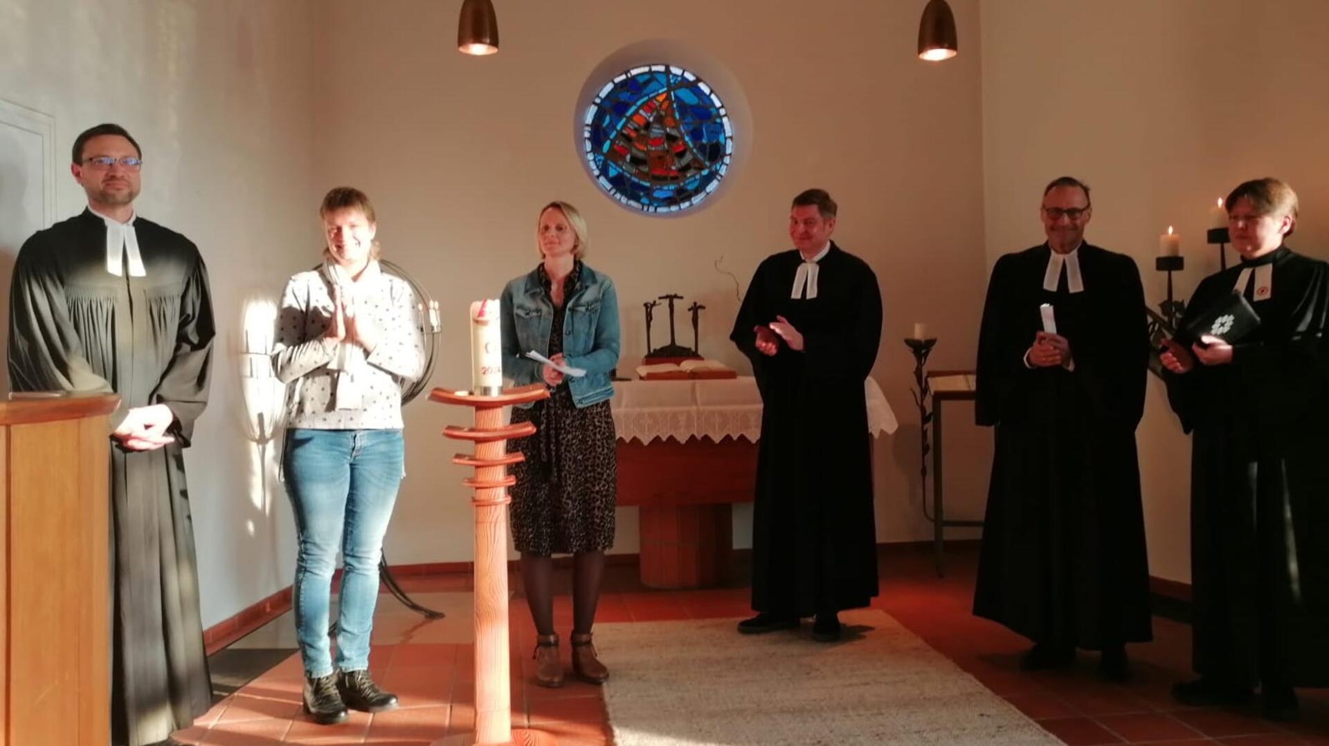 In seinem Abschiedsgottesdienst ist Pastor Simon Laufer auch entpflichtet worden.