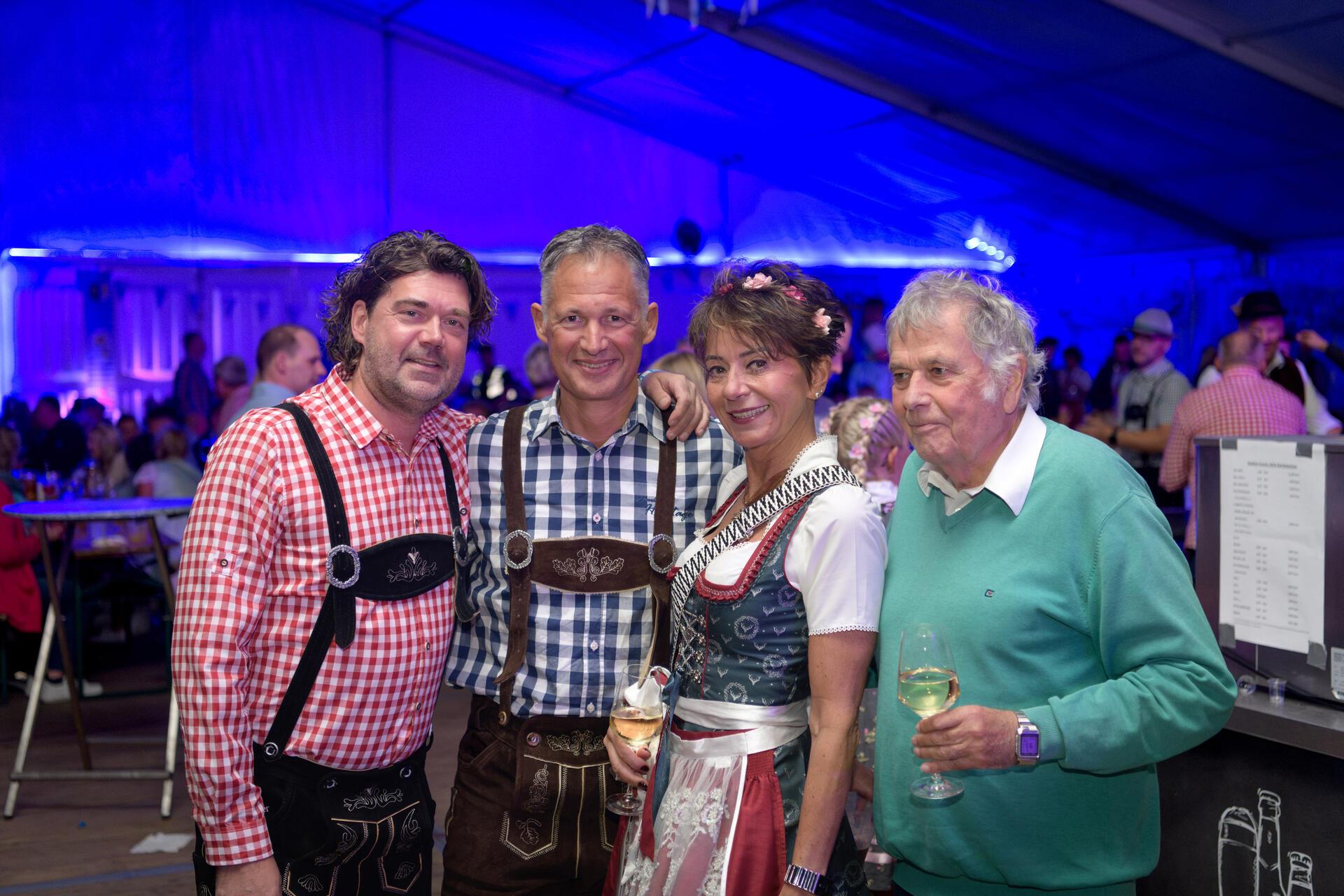 Jörg Schubert, Sascha Klein, Blanka Miszak und Gustav Harlep. Foto: Masorat - f