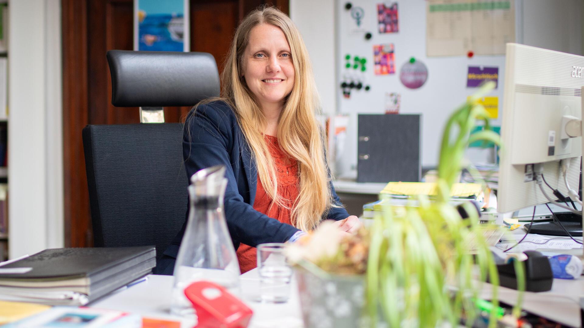 Kathrin Stern leitet das Bremerhavener Büro der Zentralstelle der Landesfrauenbeauftragten (ZGF).