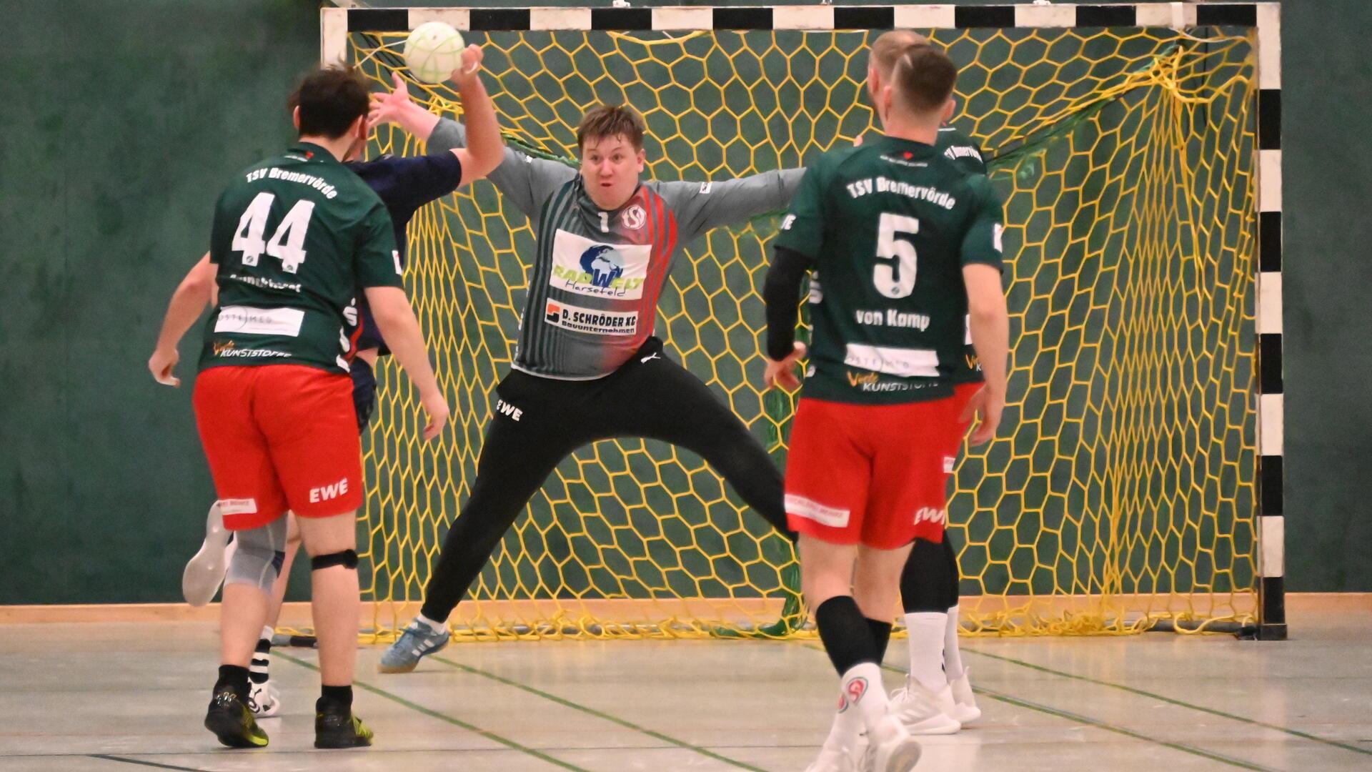 Keeper Steffen Krange kam in der zweiten Halbzeit und ließ nur wenige Gegentreffer zu.