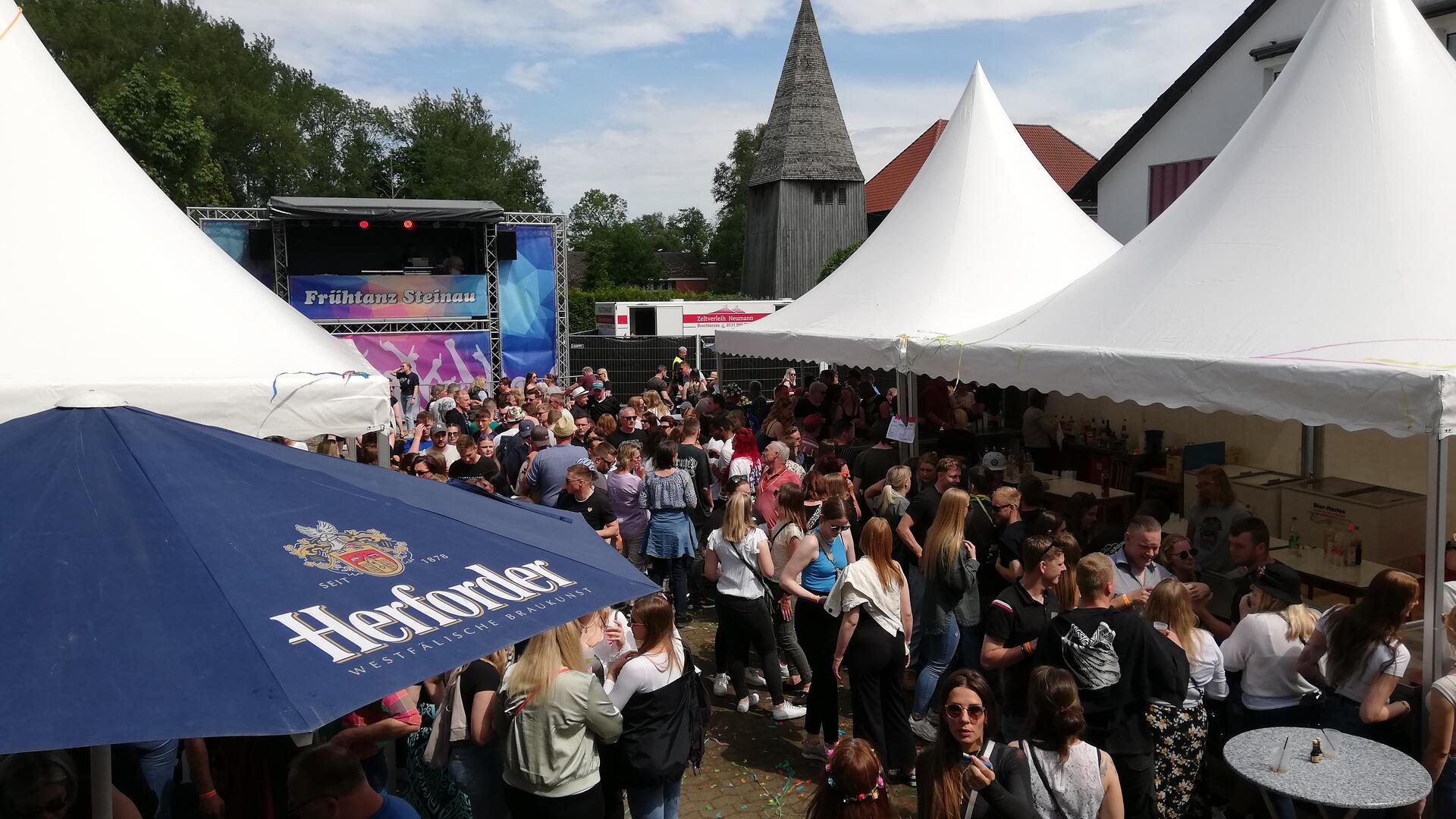 DJ-Area beim Frühtanz in Steinau