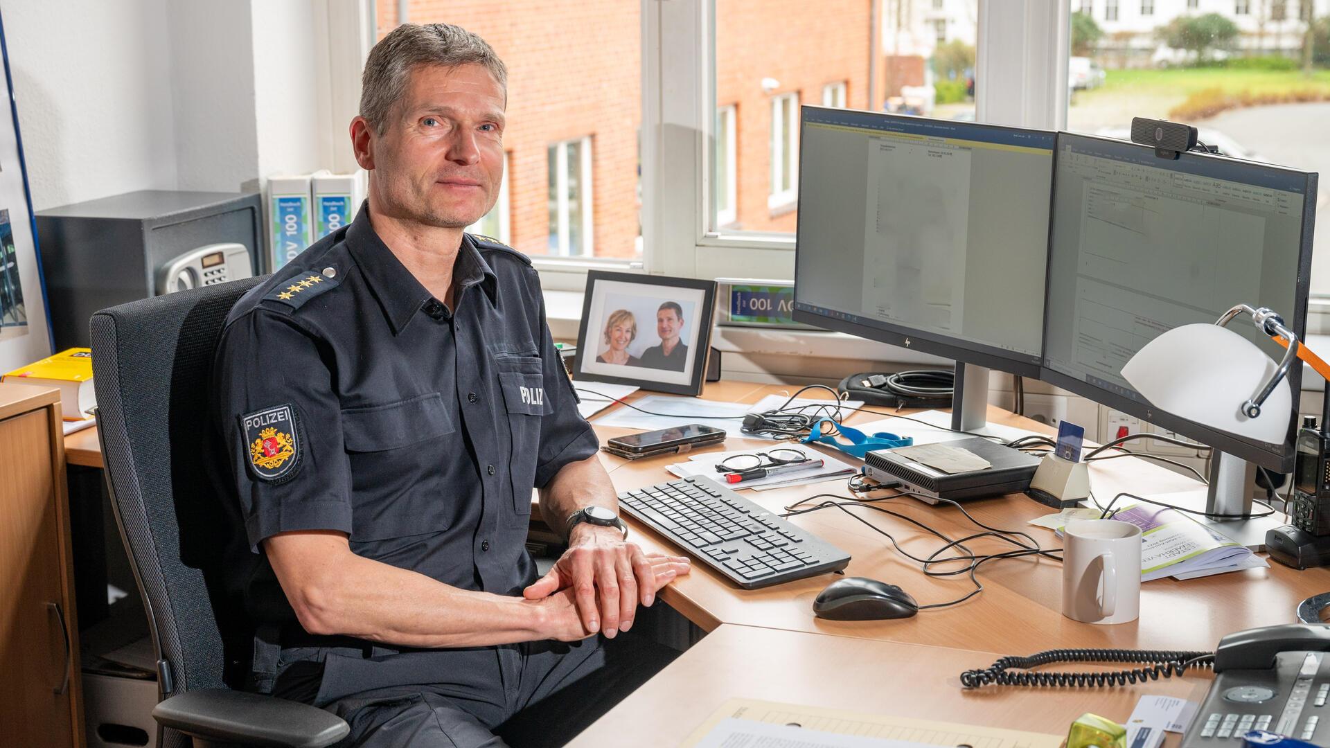 Lars van Beek ist der neue Leiter der Bremerhavener Schutzpolizei.