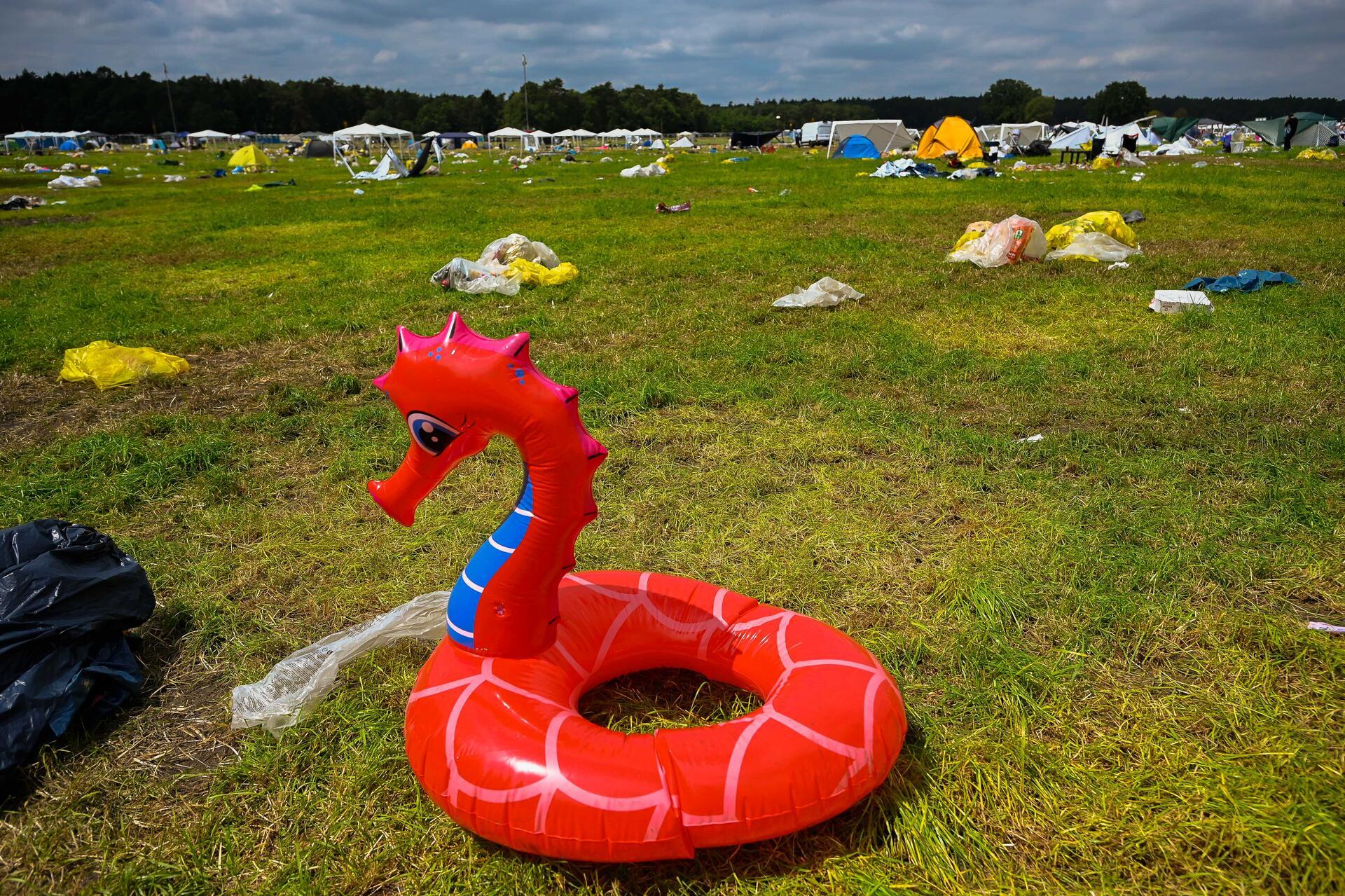 Leider gehört das auf vielen Festivals noch zum normalen Bild. Wenn die Besucher...