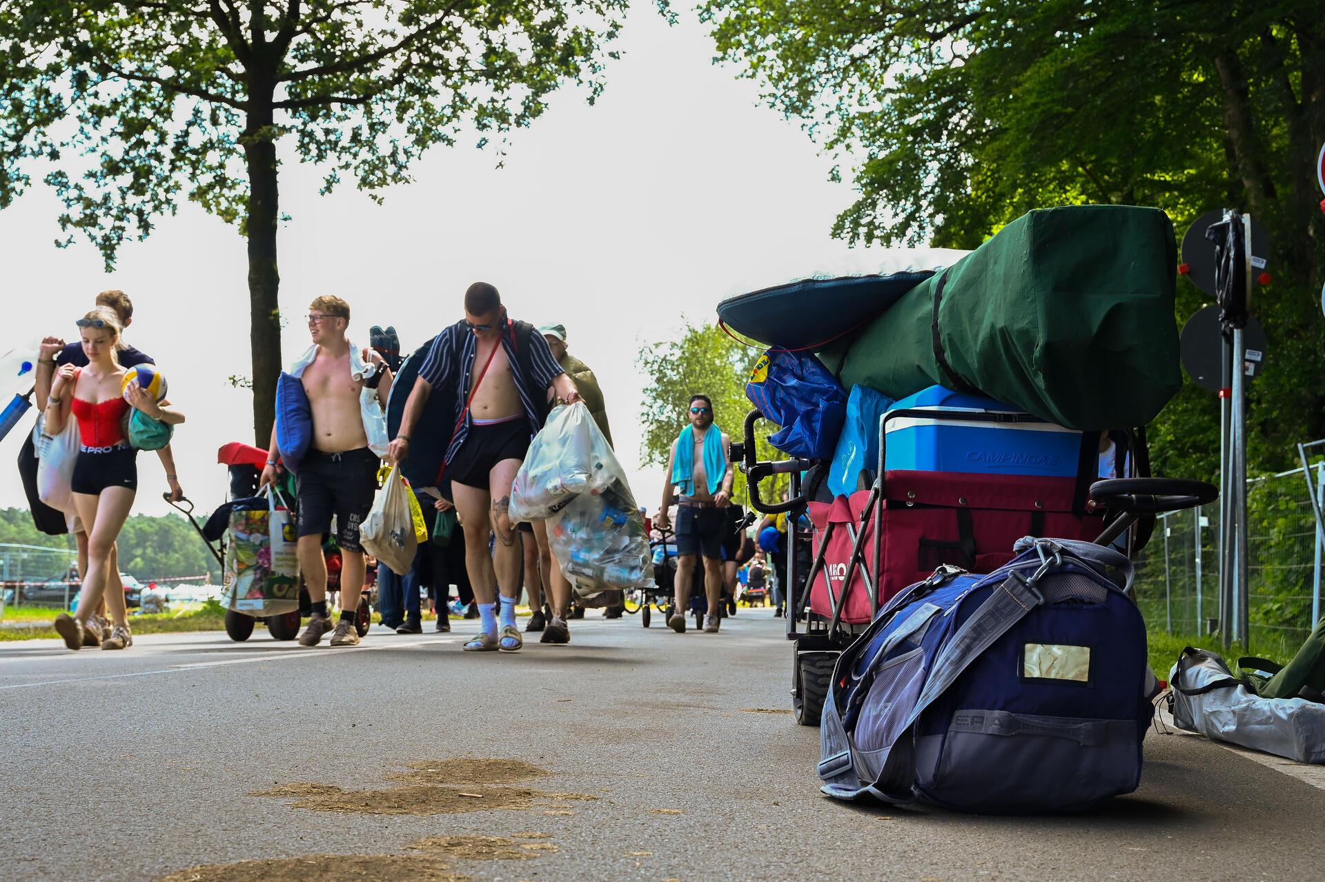 Leider gehört das auf vielen Festivals noch zum normalen Bild. Wenn die Besucher...