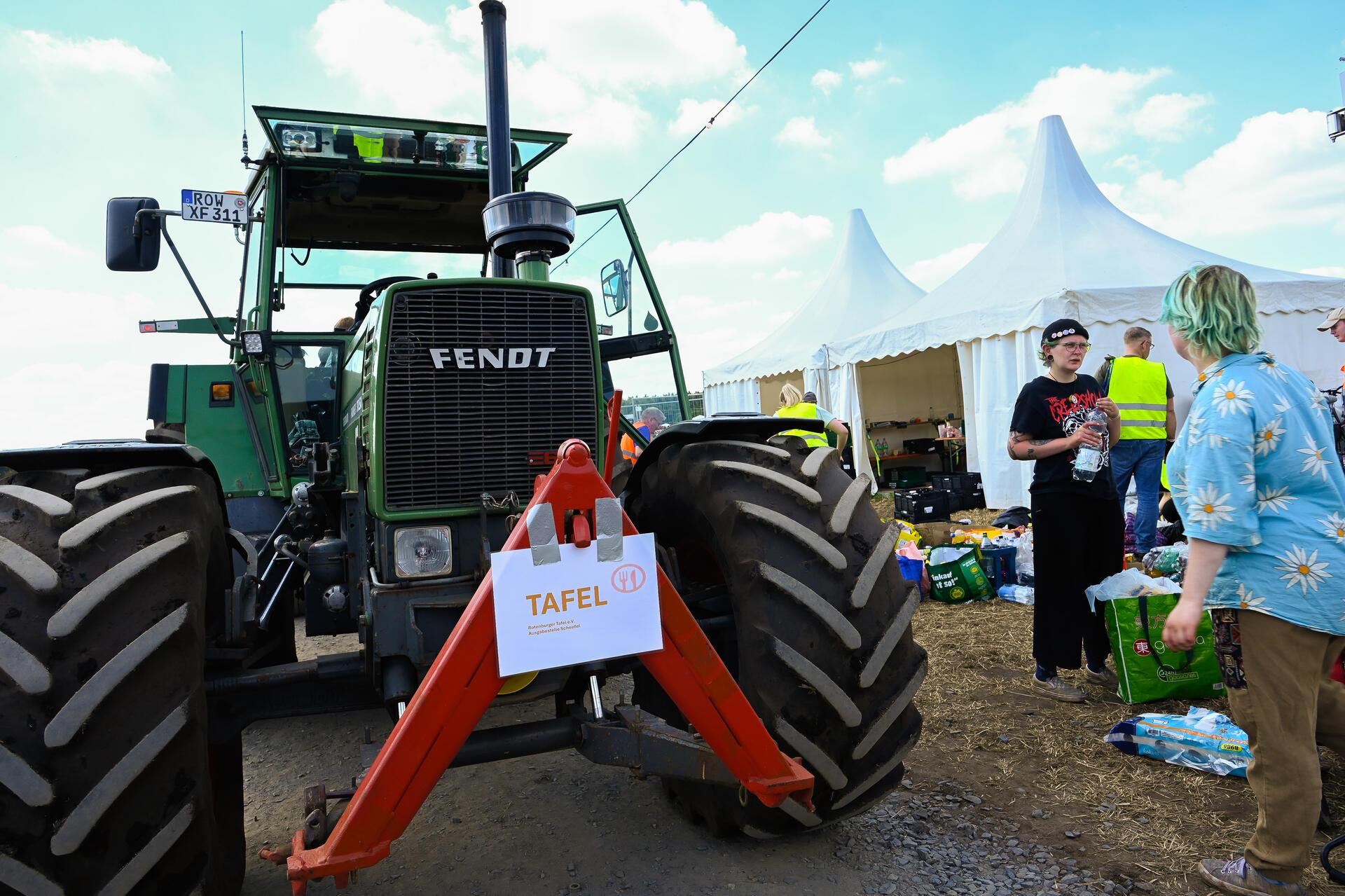 Leider gehört das auf vielen Festivals noch zum normalen Bild. Wenn die Besucher...