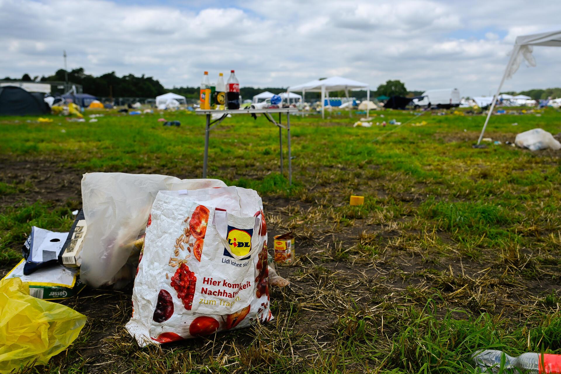 Leider gehört das auf vielen Festivals noch zum normalen Bild. Wenn die Besucher...