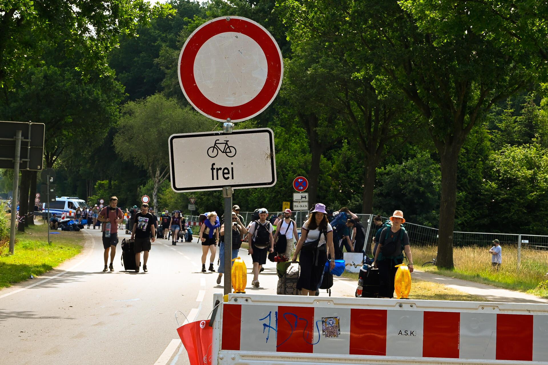 Leider gehört das auf vielen Festivals noch zum normalen Bild. Wenn die Besucher...