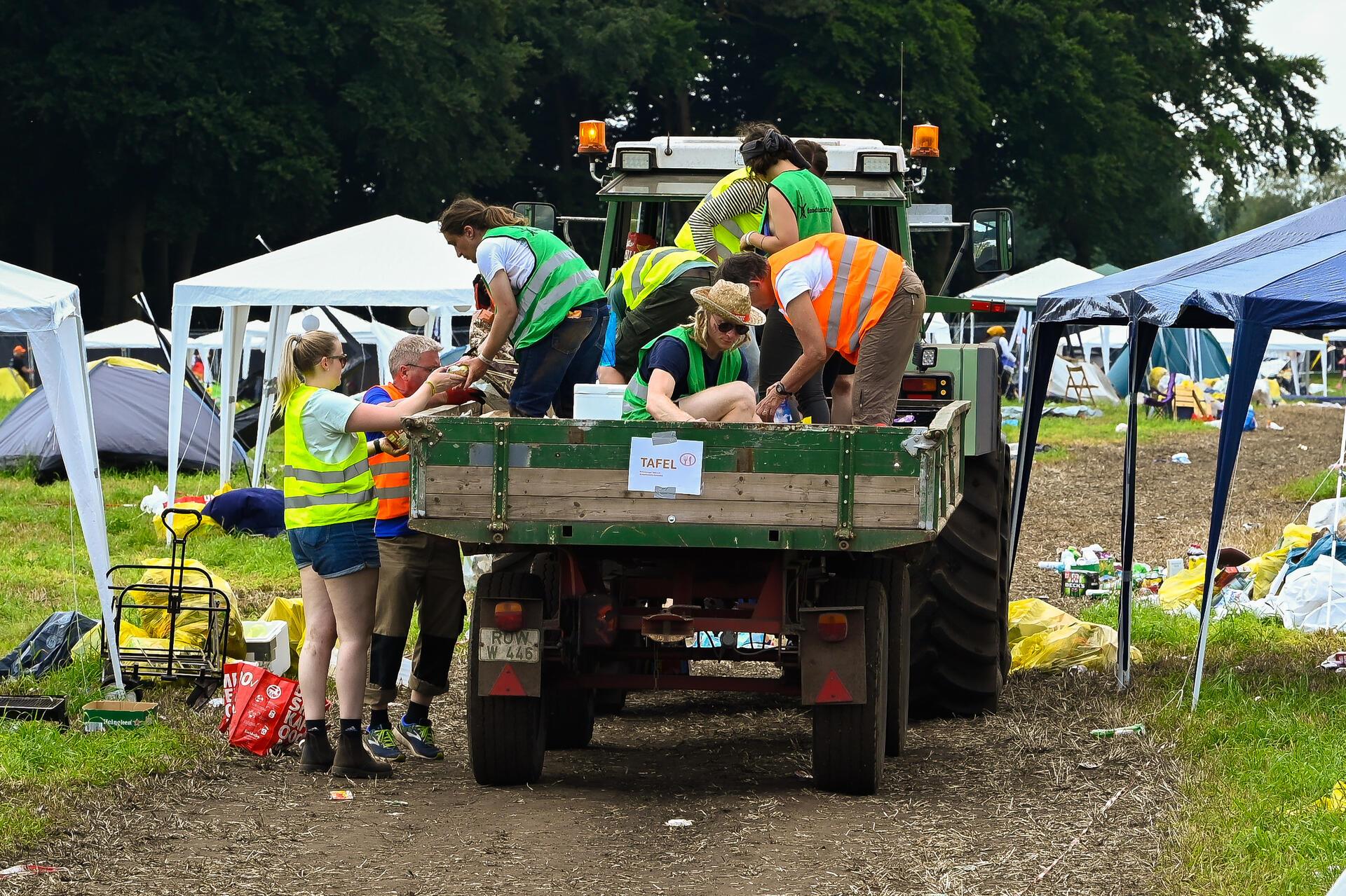 Leider gehört das auf vielen Festivals noch zum normalen Bild. Wenn die Besucher...