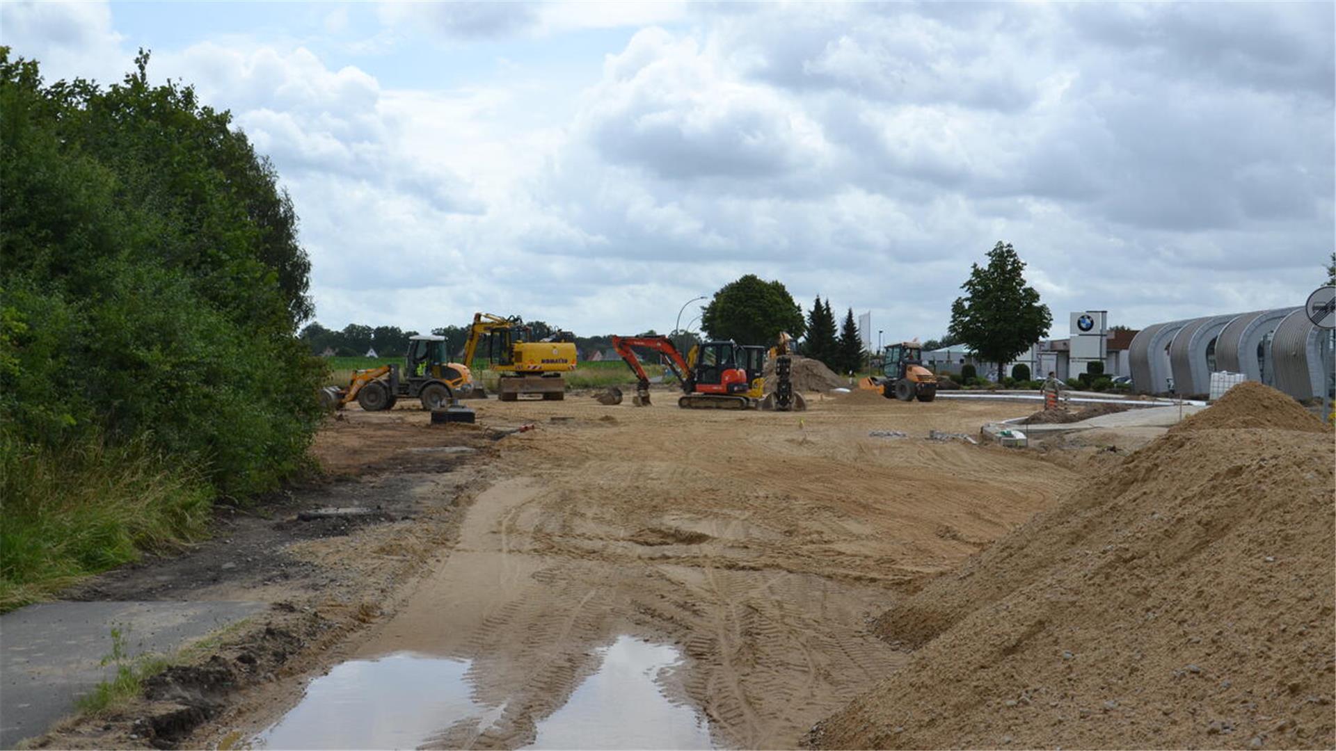 Kreuzung Südring/Scheeßeler Straße/Zum Bauernwald zwischen Zeven und Aspe.