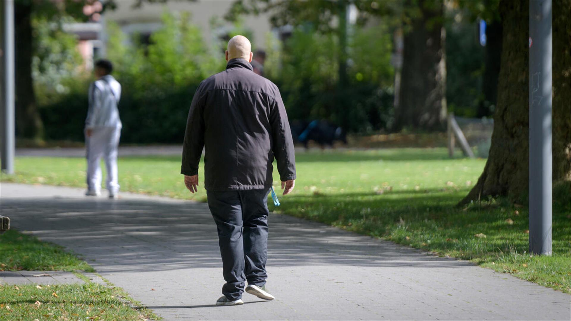 Mirco S. (Name geändert) im Stadtpark Lehe