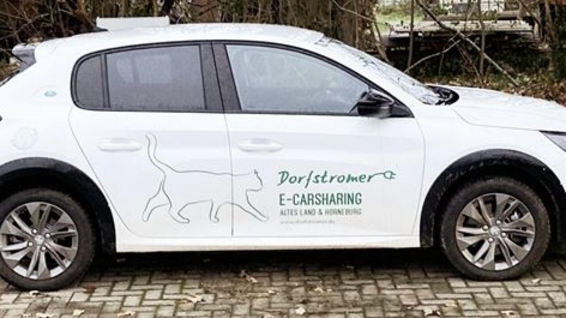 Mit diesem E-Auto stellte Dr. Hans-Joachim Raydt das Projekt „Dorfstromer" vor.