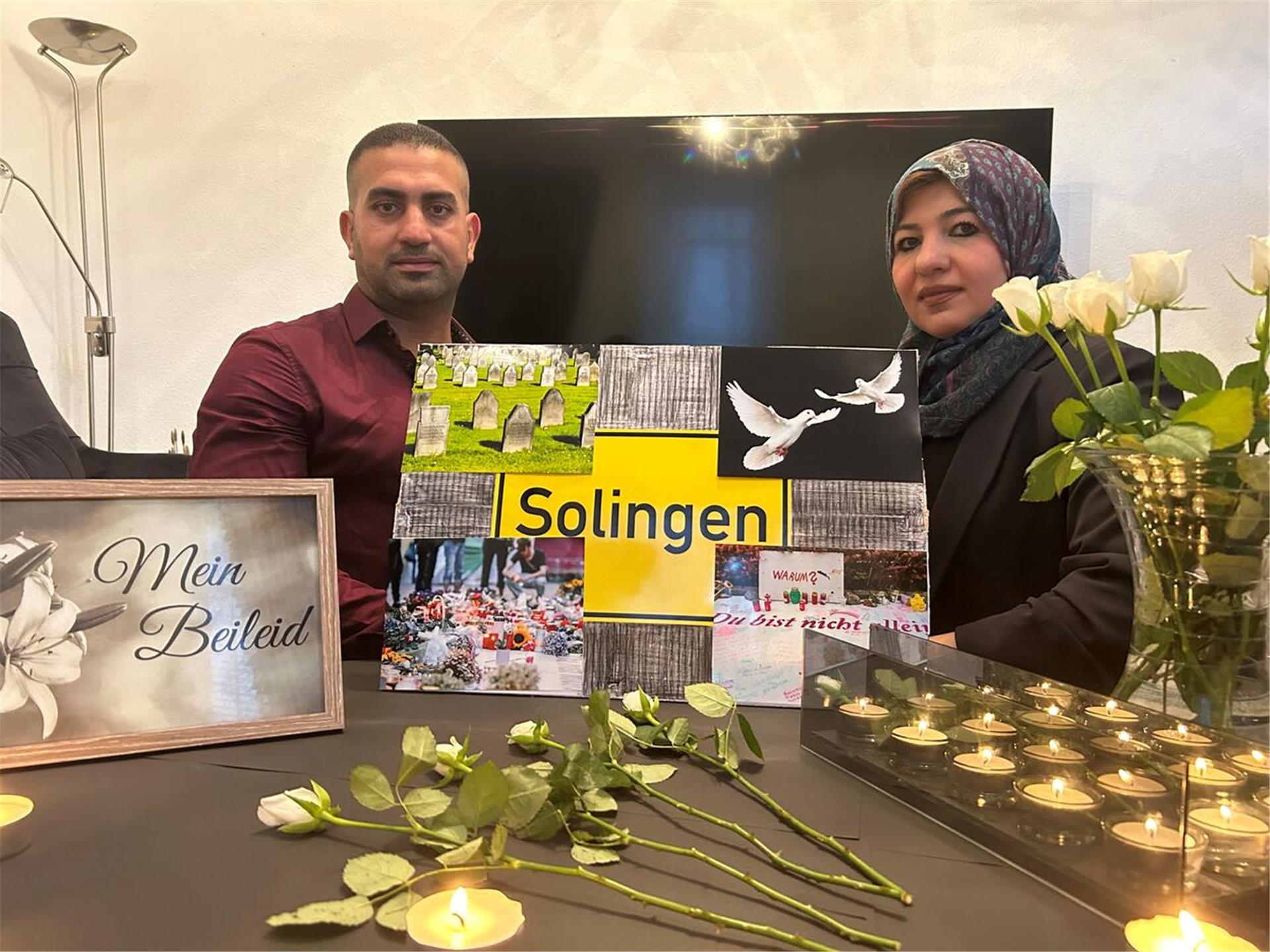 Mohammed Lami und seine Frau Rasha Alwan sind bestürzt und verurteilen den Anschlag in Solingen. Die in Tarmstedt lebenden Muslime trauern mit den Opfern und setzen ein Zeichen der Solidarität.