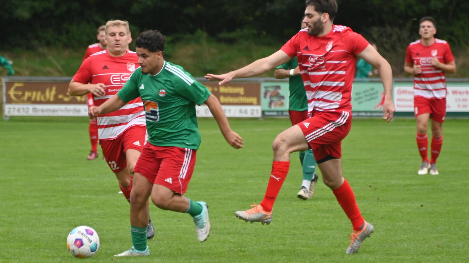 Murat Boral belebt das Bremervörder Offensivspiel und besorgte gegen Hambergen die 1:0-Führung.