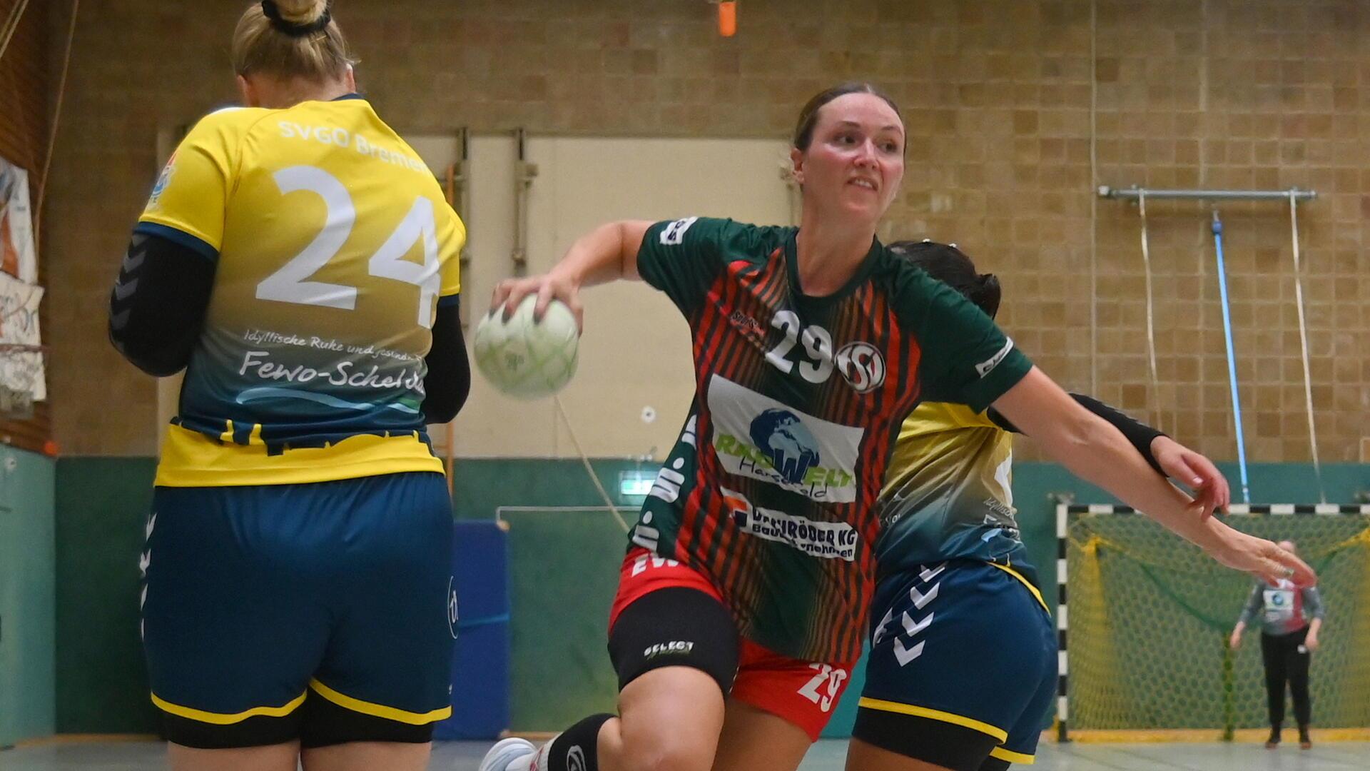 Nicola Berndt spielt am Sonnabend mit dem TSV Bremervörde in heimischer Halle gegen den TSV Intschede.