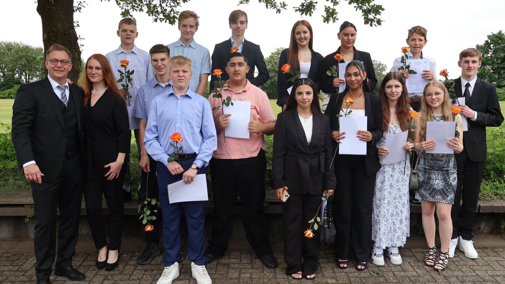 OBS Bederkesa Schule an der Mühle, Klasse H94, Herr Meinke und Frau Dittrich Ami...