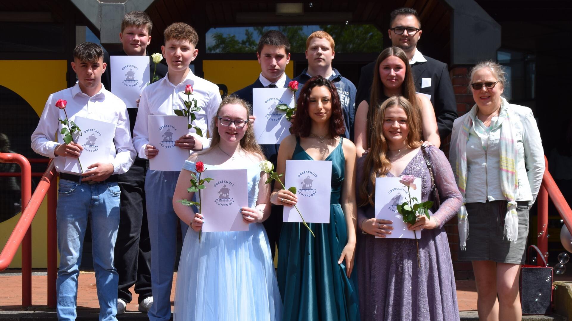 Oberschule Schiffdorf, Klasse H10a: Jouline Beckmann, Daniel Breitkreuz, Max Bre...