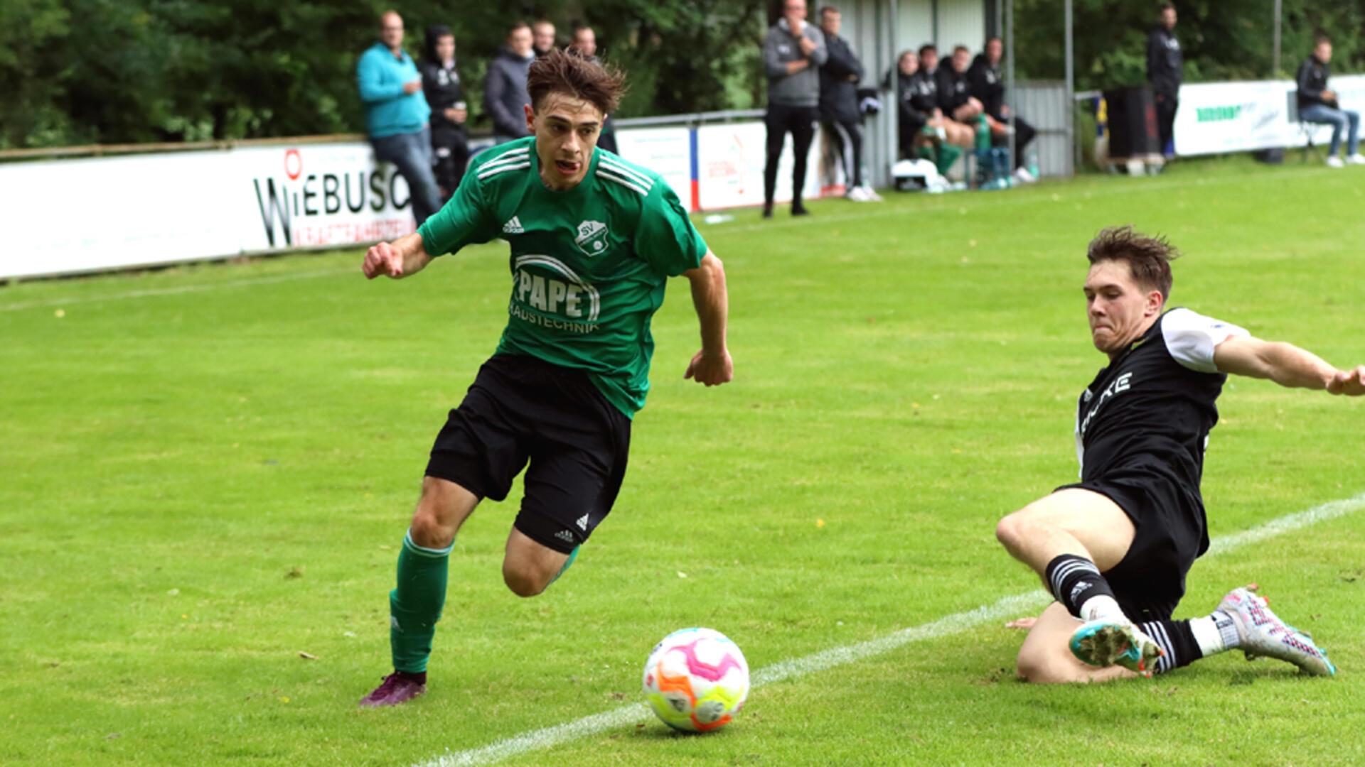 Offensivspieler Fabian Müller immer flink auf den Beinen, stark im Dribbeling.