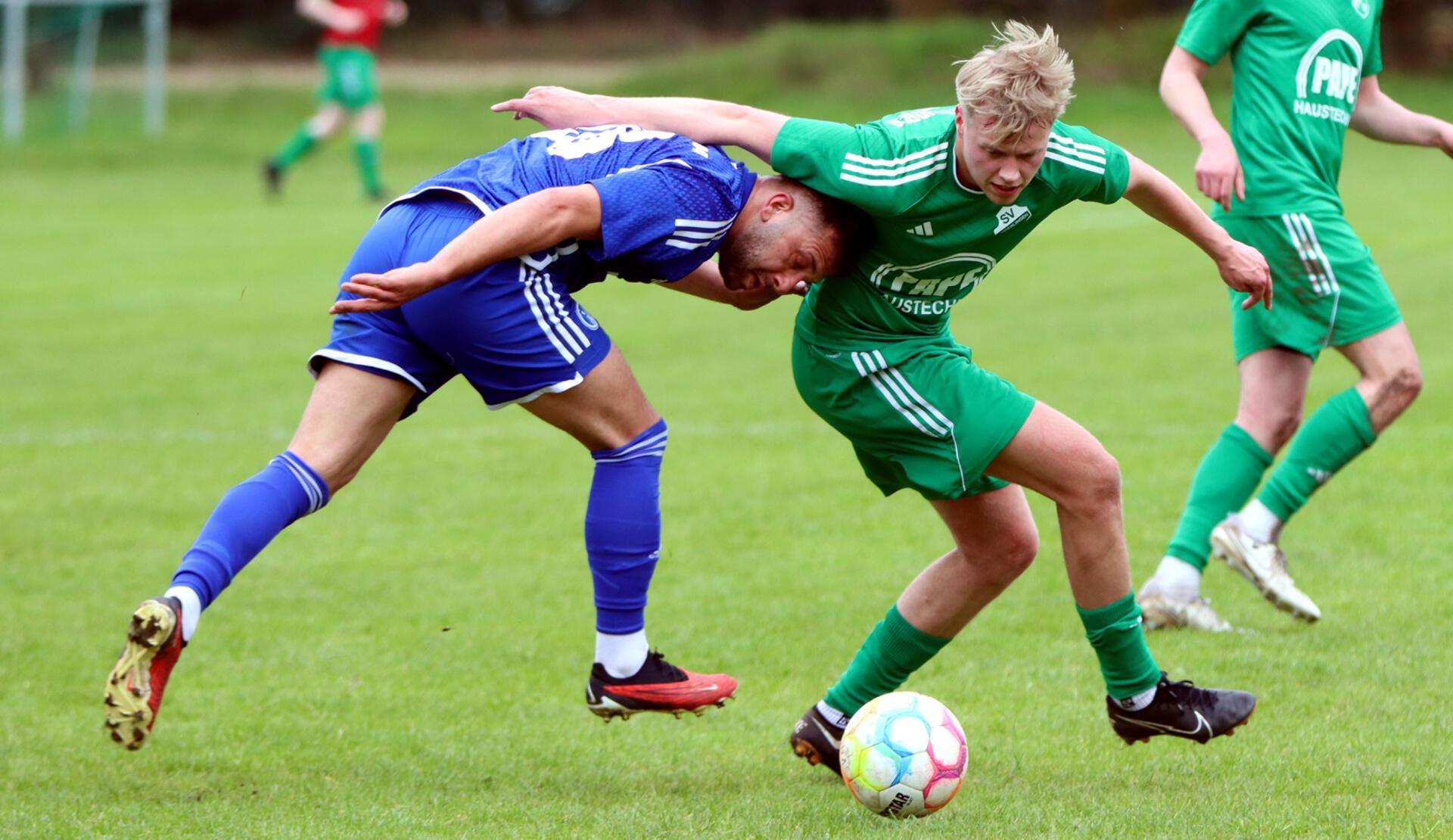 Ole Lemmermann (re.) spielte gegen Verden II neben Fabian Müller in der Spitze.