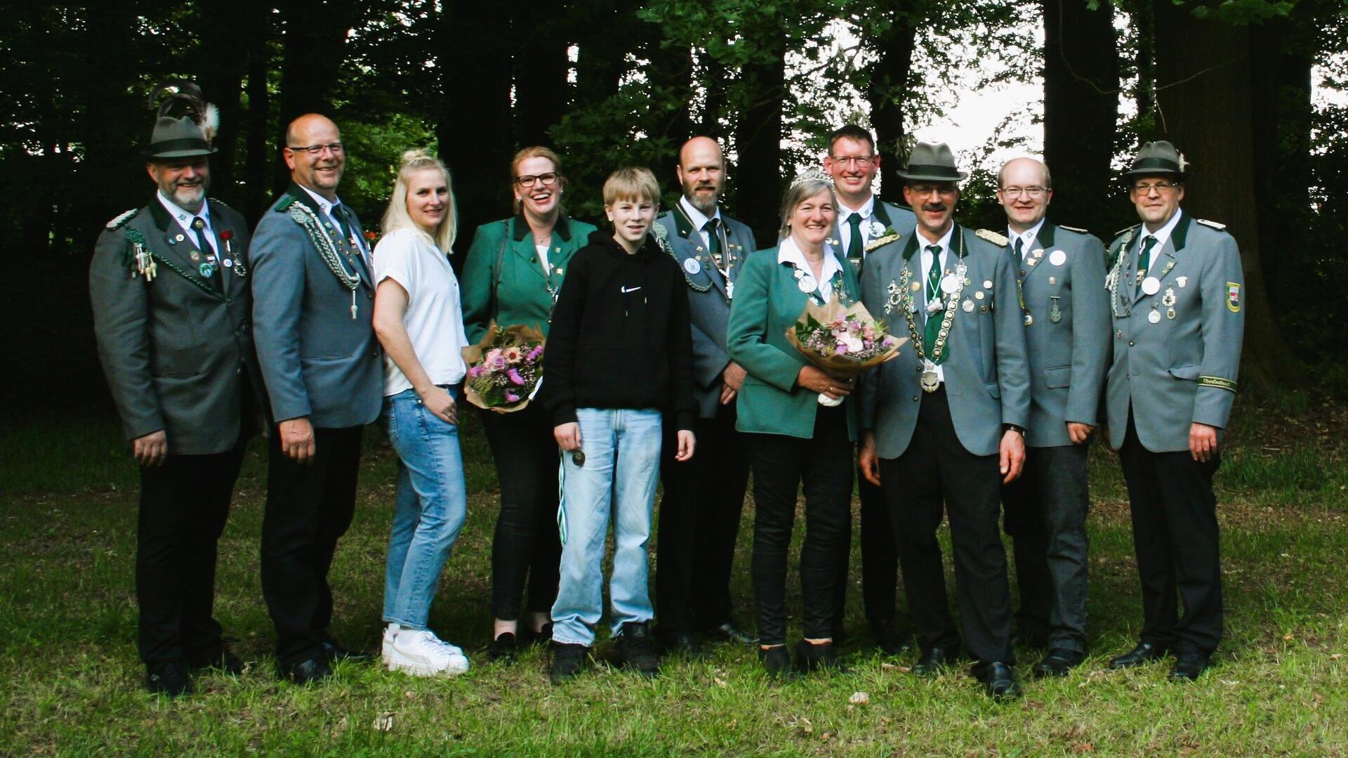 Mitglieder des Schützenvereins Stemmermühlen