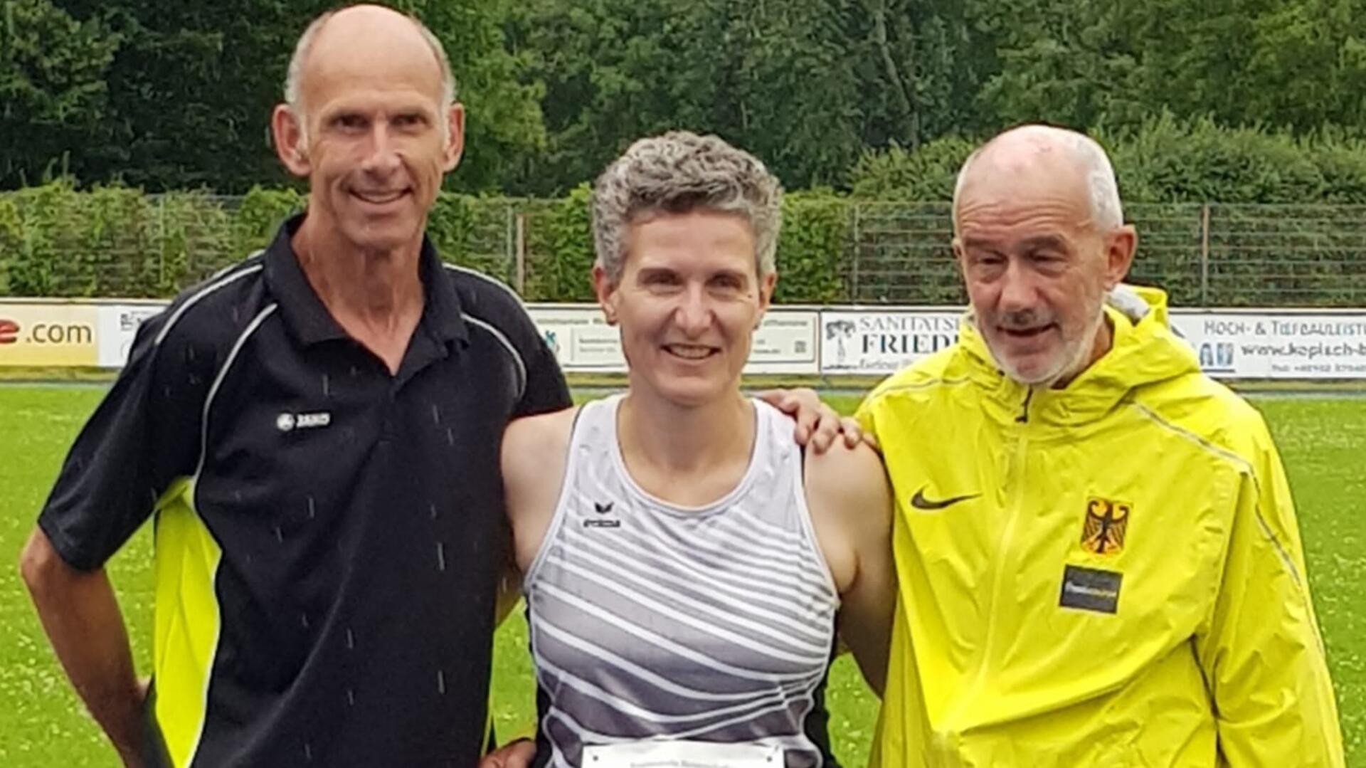 Rainer Liburg, Silvia Huch und Helmut Meier von der LAV Zeven.