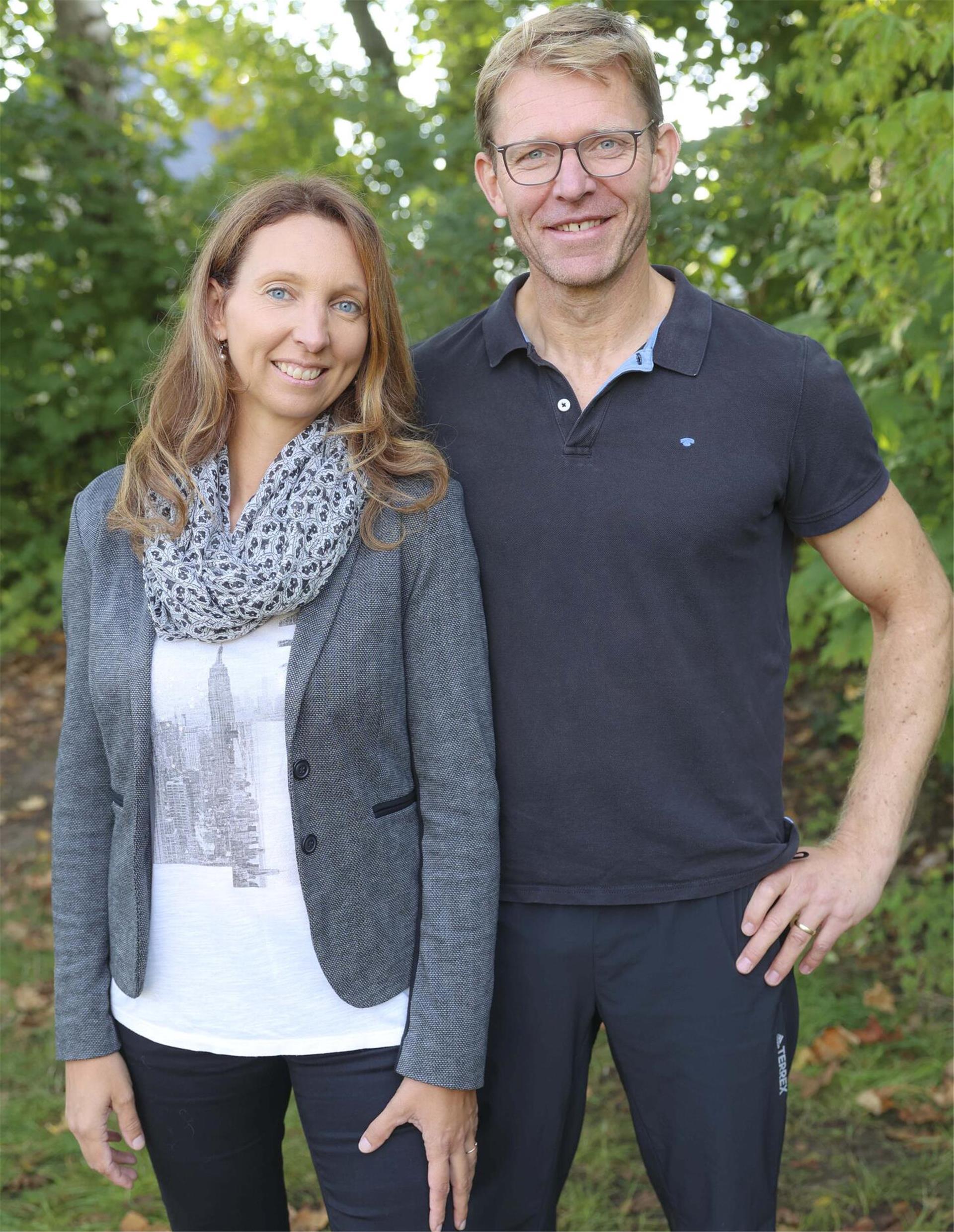 Realschulleiterin Bettina Paquet mit Stellvertreter Ingmar Schultz.