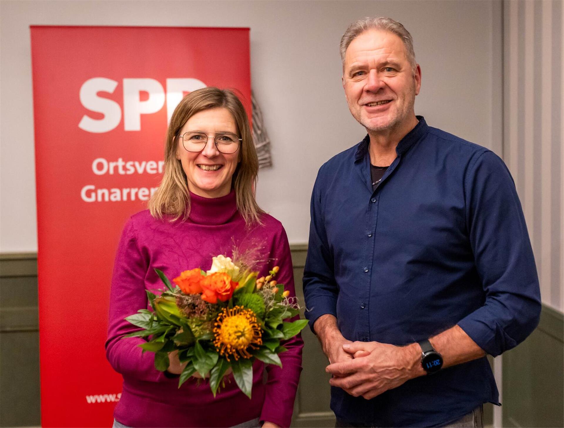 SPD-Bundestagskandidatin Frauke Langen war zu Gast bei der Gnarrenburger SPD. 