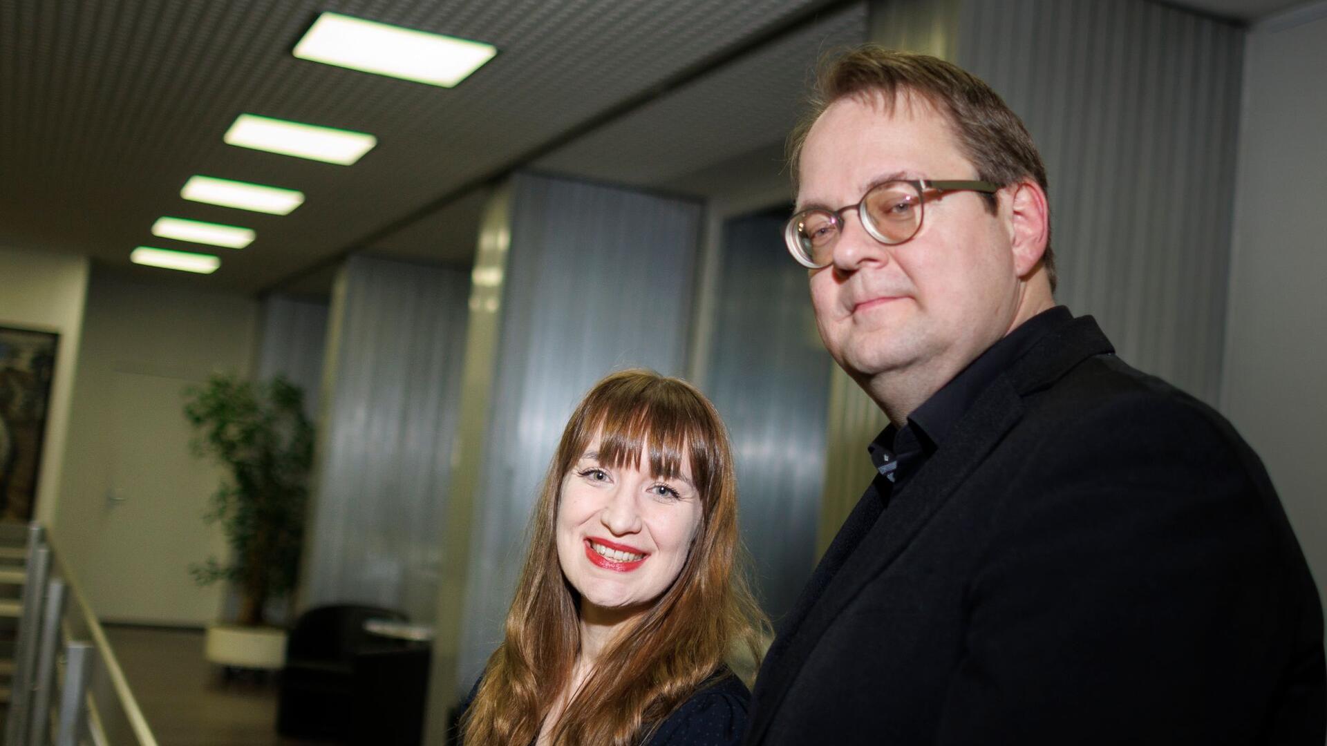 Sie sind das neue Führungs-Duo für die Linke im Bundestag: Heidi Reichinnek und Sören Pellmann.