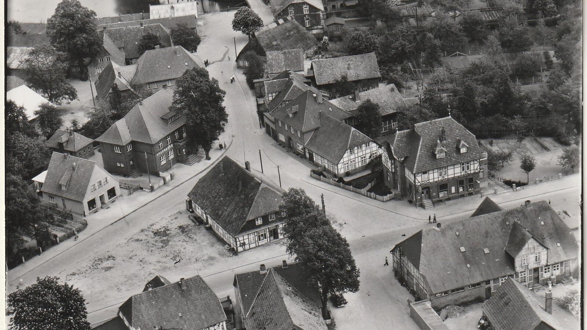 Der ehemalige Marktplatz in Sittensen. 