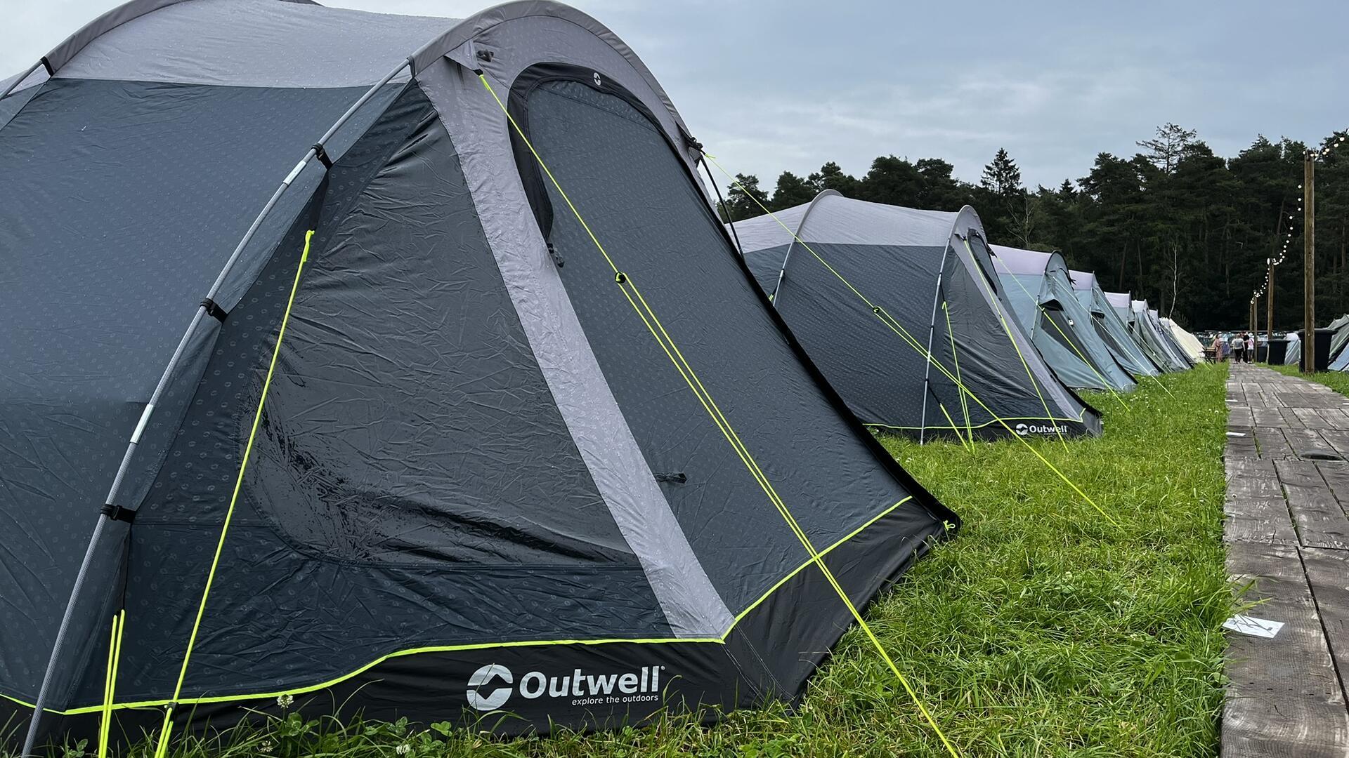 So sehen die Zeltplätze auf dem Hurricane Festival aus.