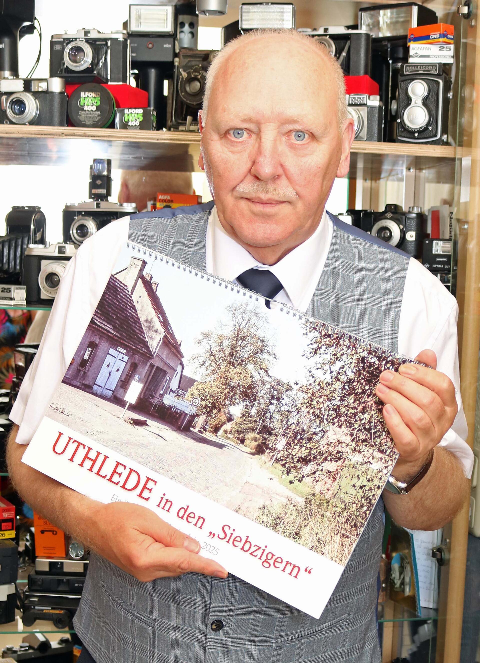 „Uthlede in den Siebzigern" zeigt der neue Heimatkalender von Otto Baur.