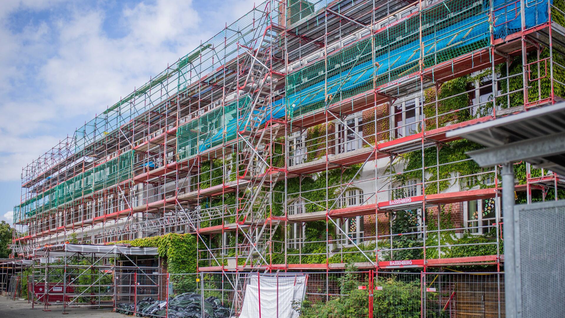 Sanierung der Fritz-Husmann-Grundschule in Bremerhaven im Sommer 2023