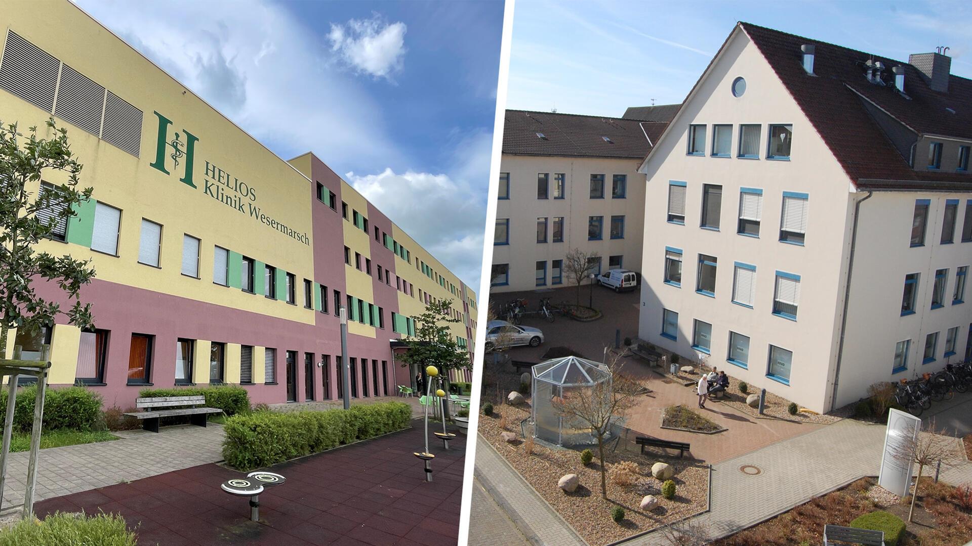 Helios-Klinik Wesermarsch und St. Bernhard-Hospital in Brake