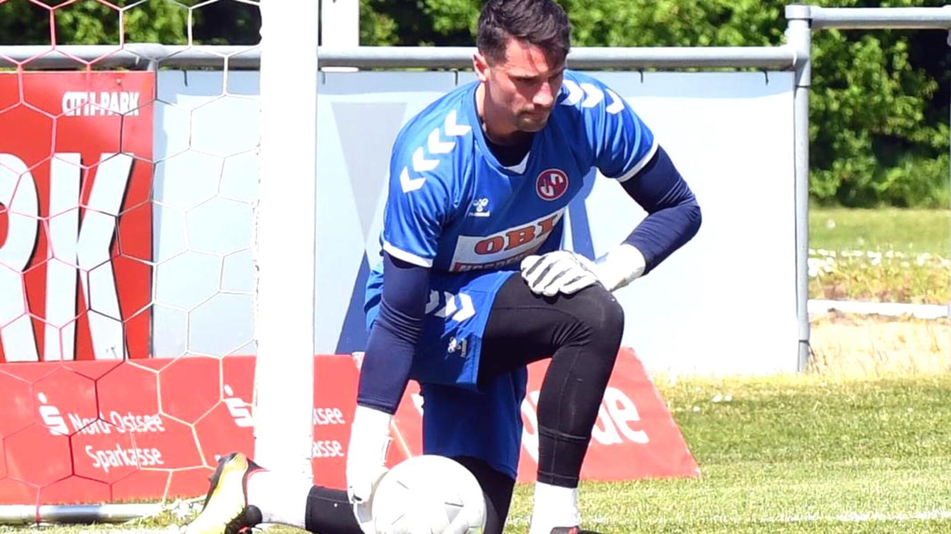 Wieder fit: Keeper Arne Exner hat seine Hautverletzungen auskuriert.