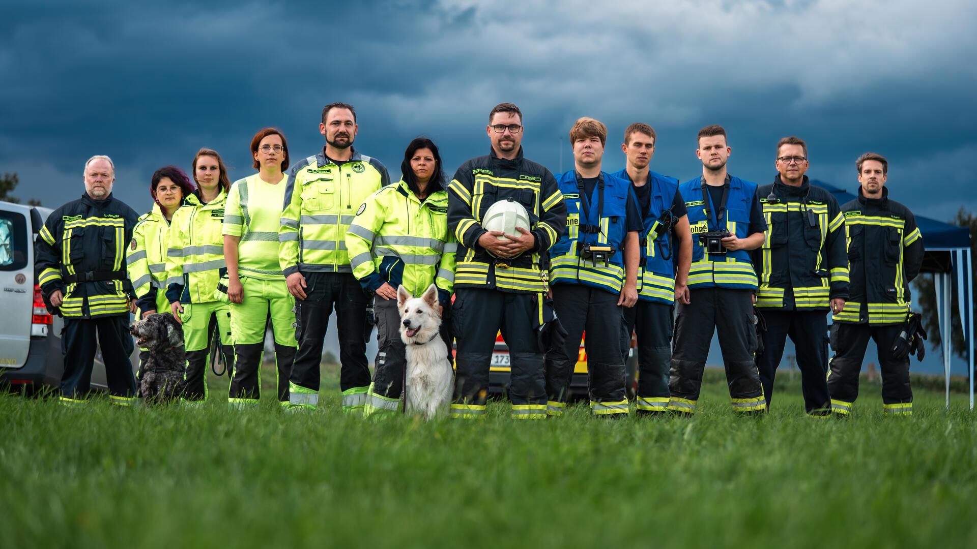 Feuerwehrleute für Imagekampagne der Stadt Geestland