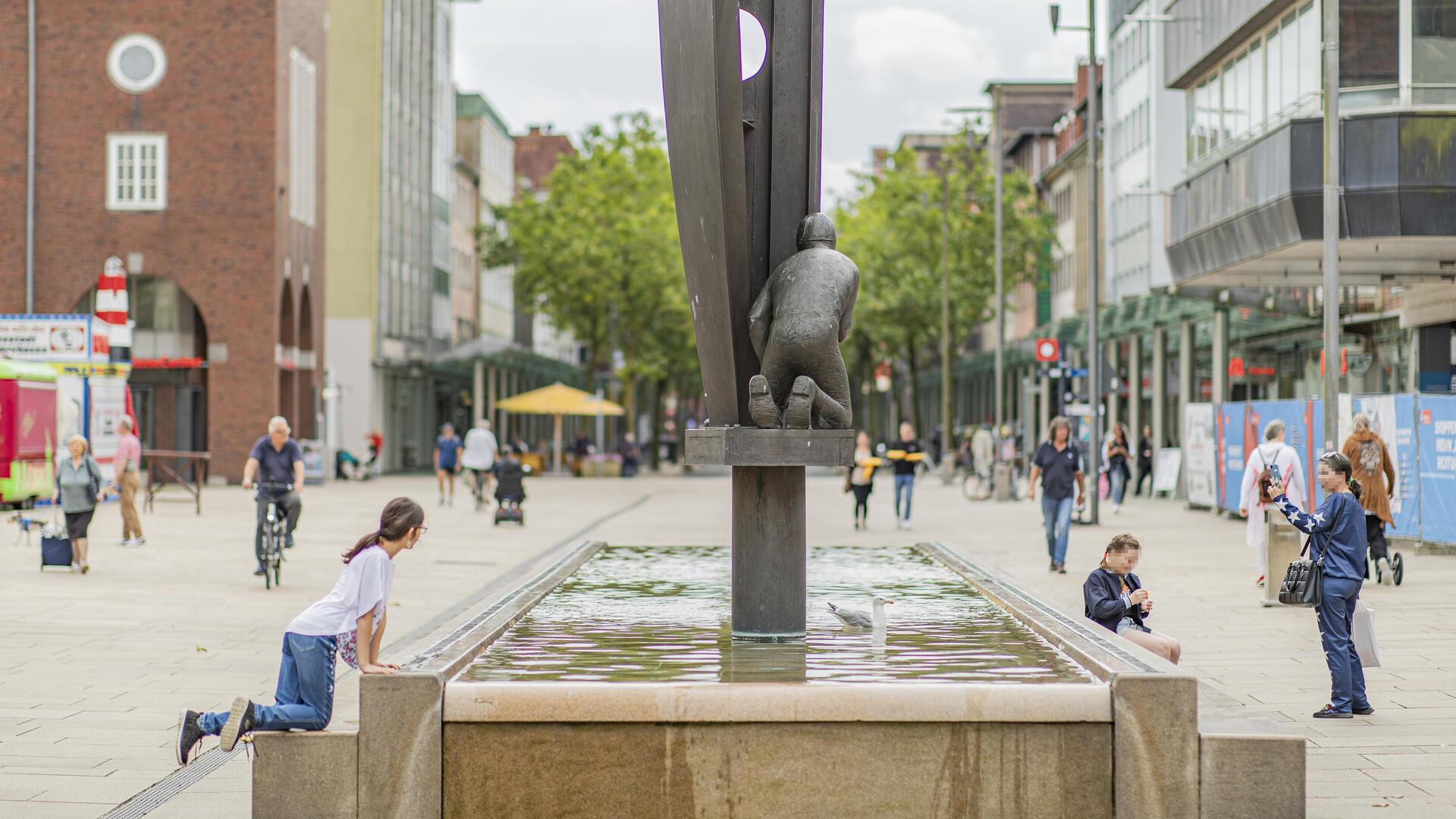 Werftbrunnen in der Innenstadt