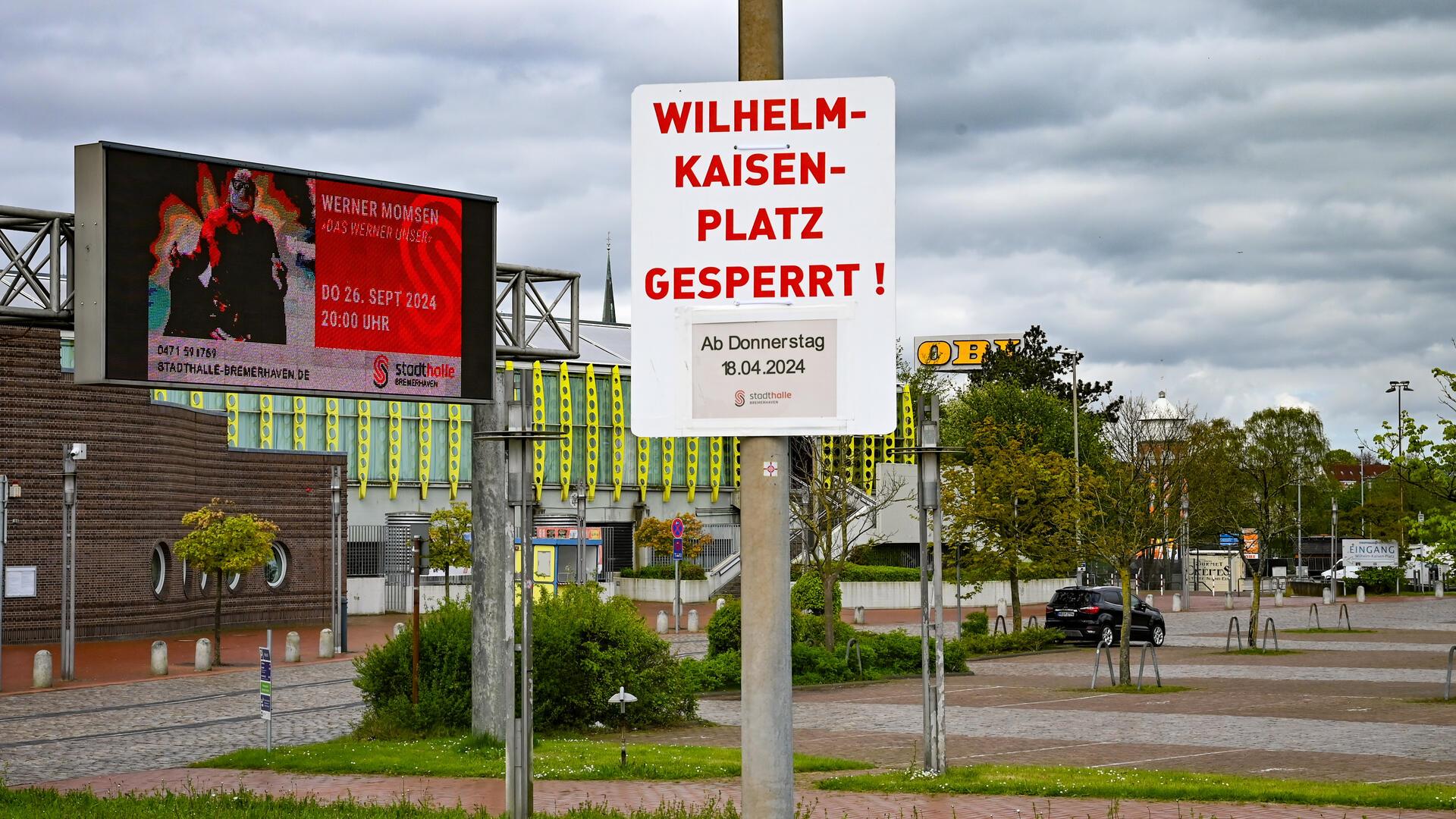 Zu den nächsten Playoff-Spielen wird der Wilhelm-Kaisen-Platz gesperrt sein.